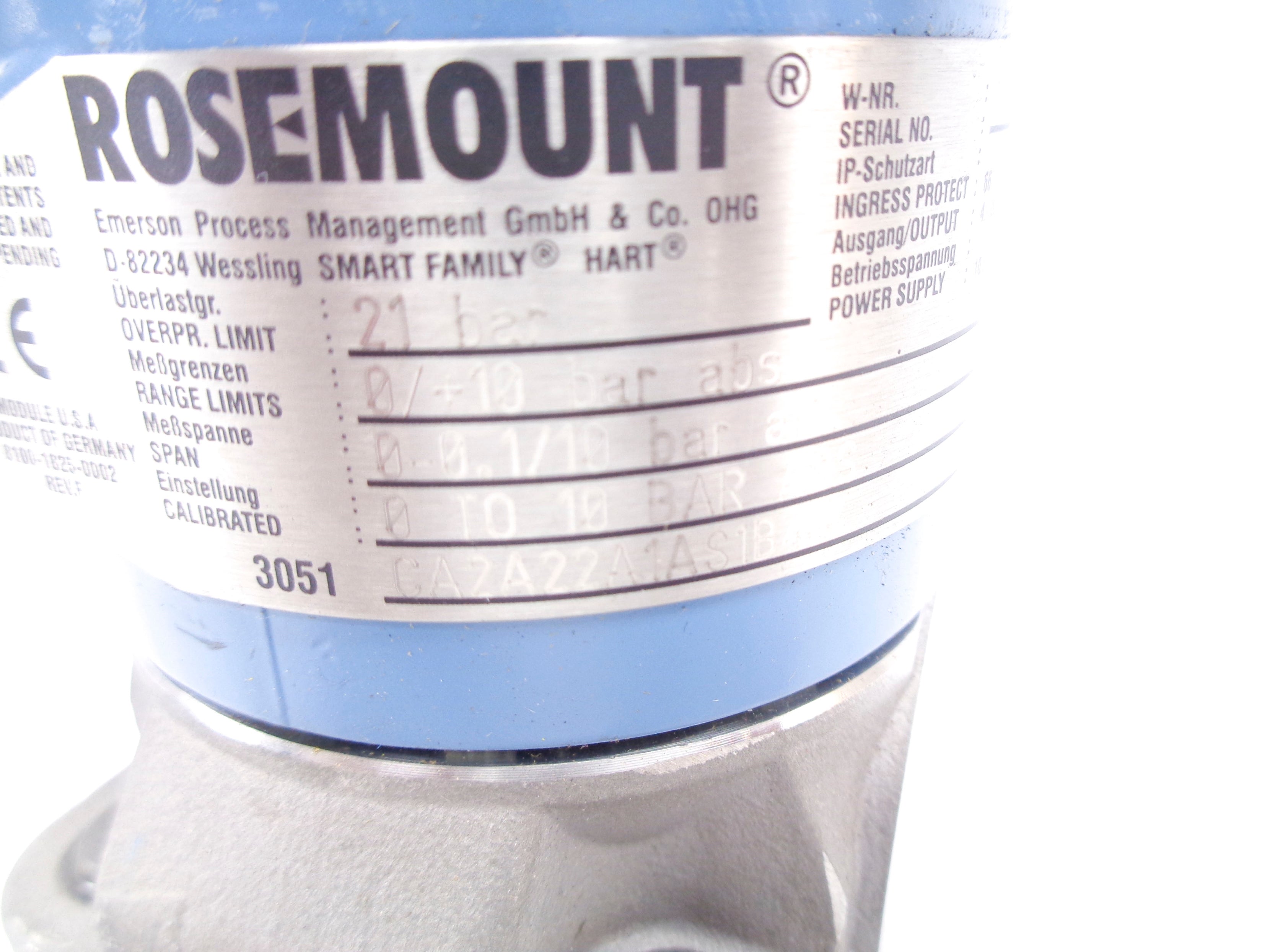 ROSEMOUNT CA2A22A1AS1B404 NSNP