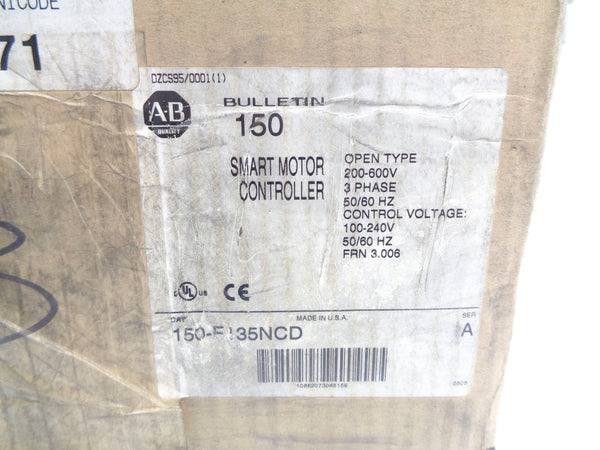 ALLEN BRADLEY 150-F135NCD SER. A F/W 3.006 (BR/WH) NSMP