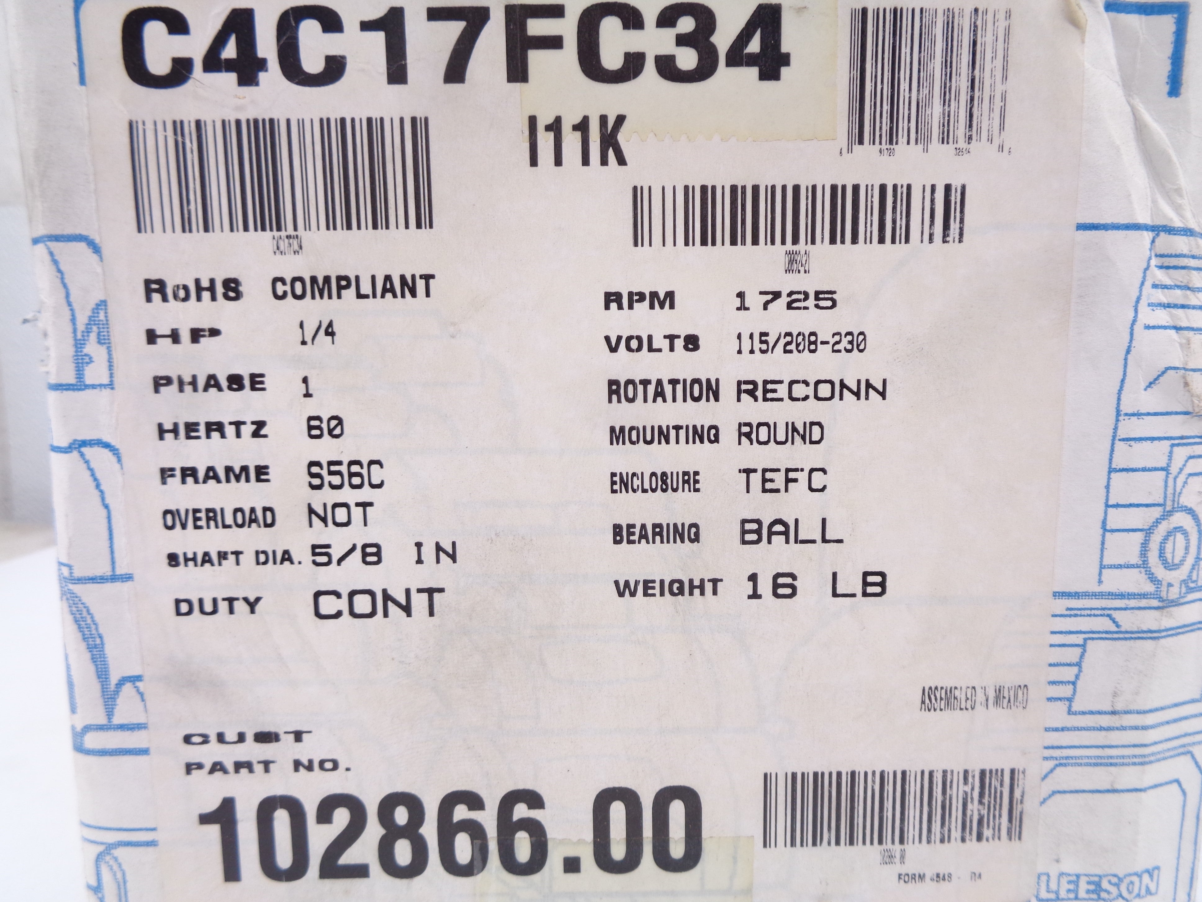 LEESON 102866.00 (C4C17FC34) NSMP