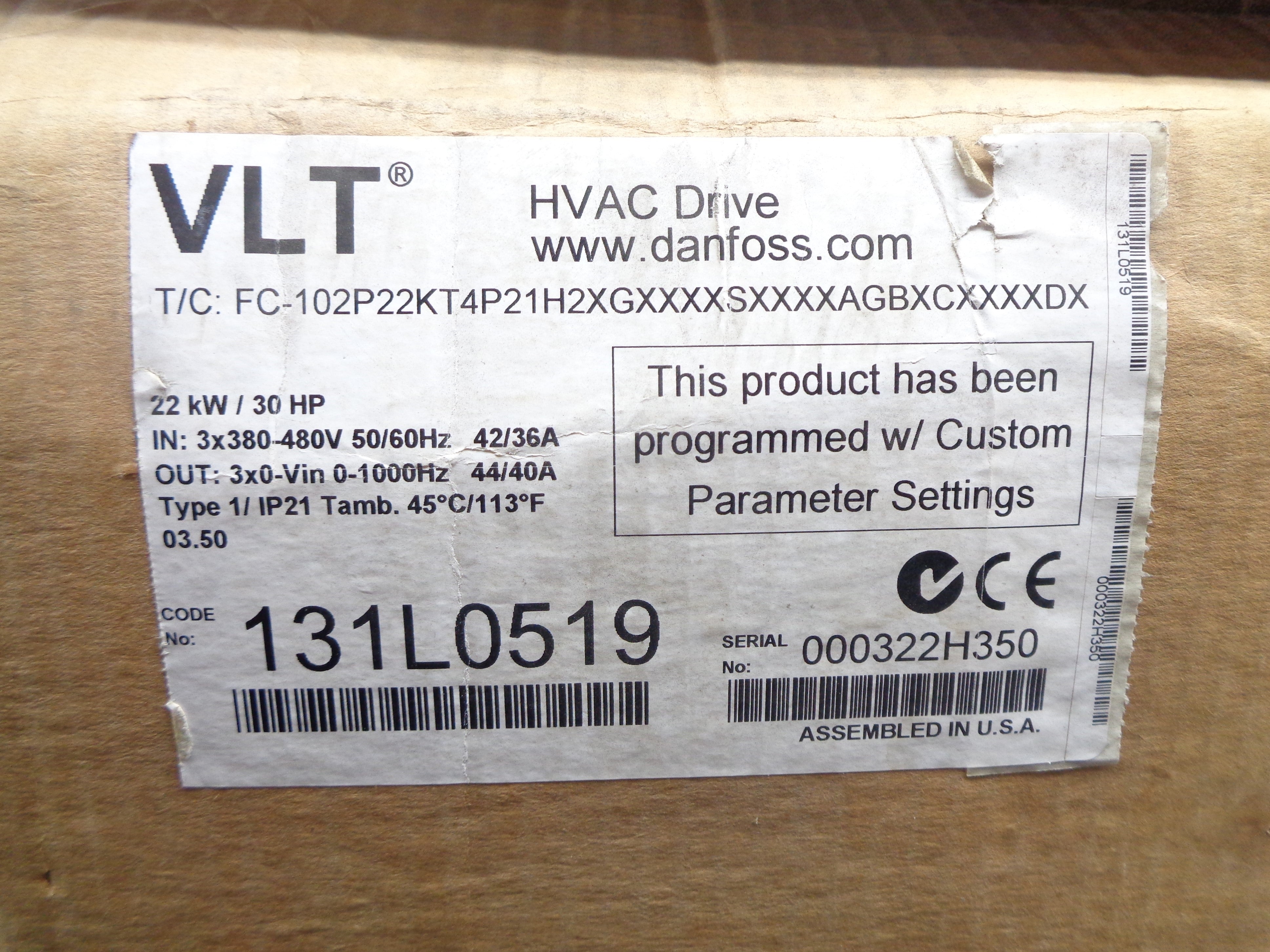 DANFOSS 131L0519 NSMP