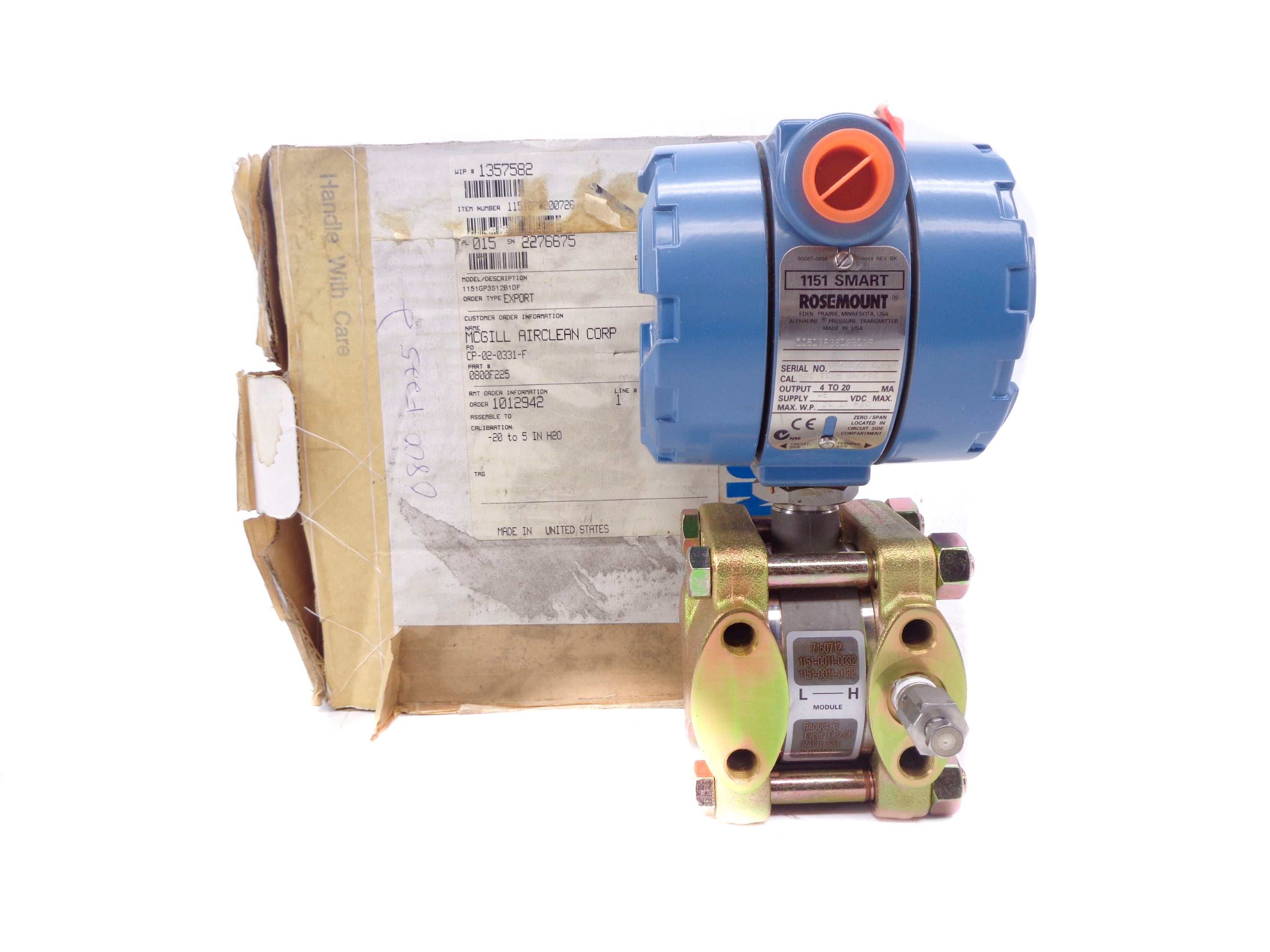 ROSEMOUNT 1151GP3S12B1DF NSMP