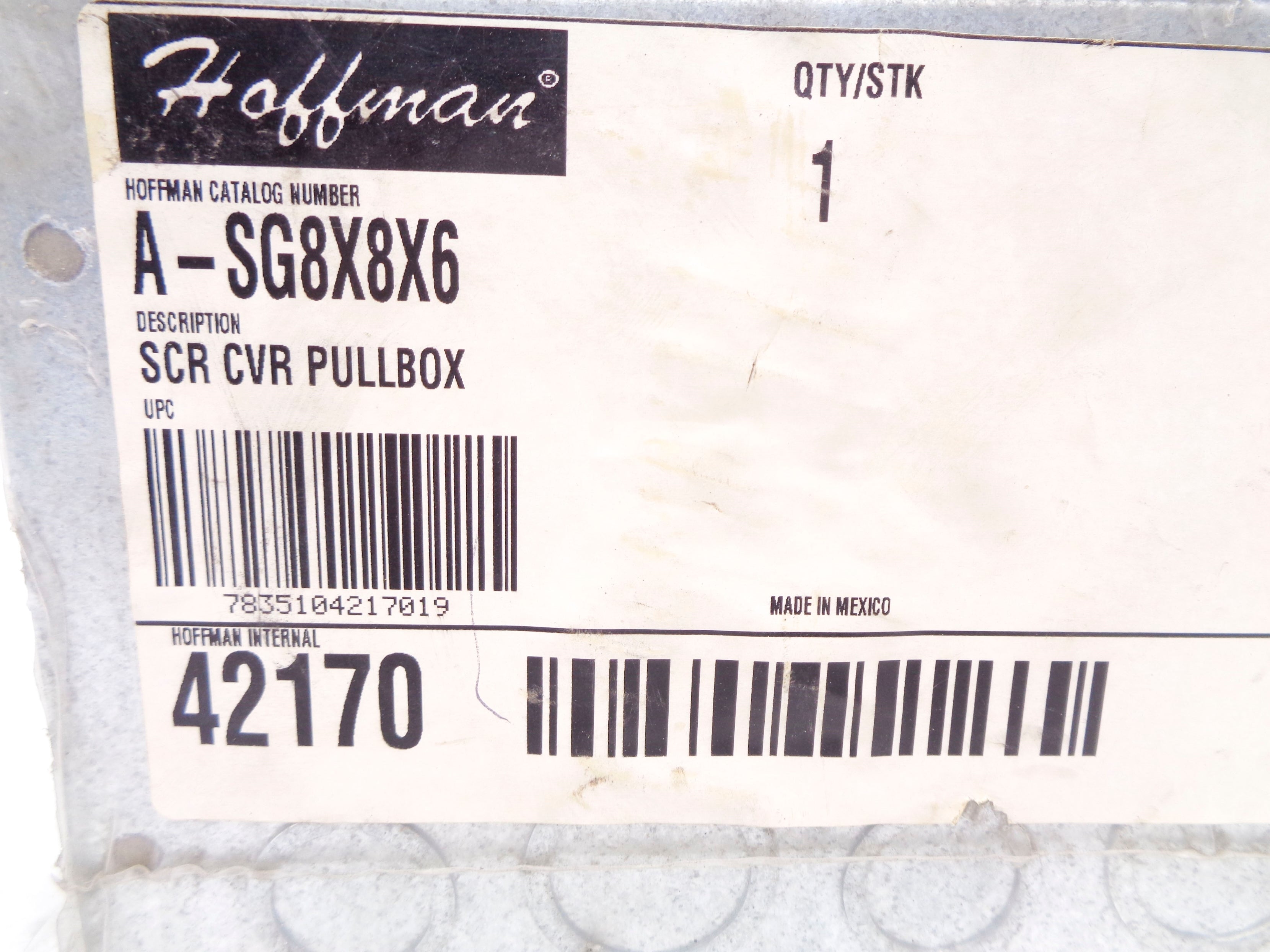 HOFFMAN A-SG8X8X6 NSNP
