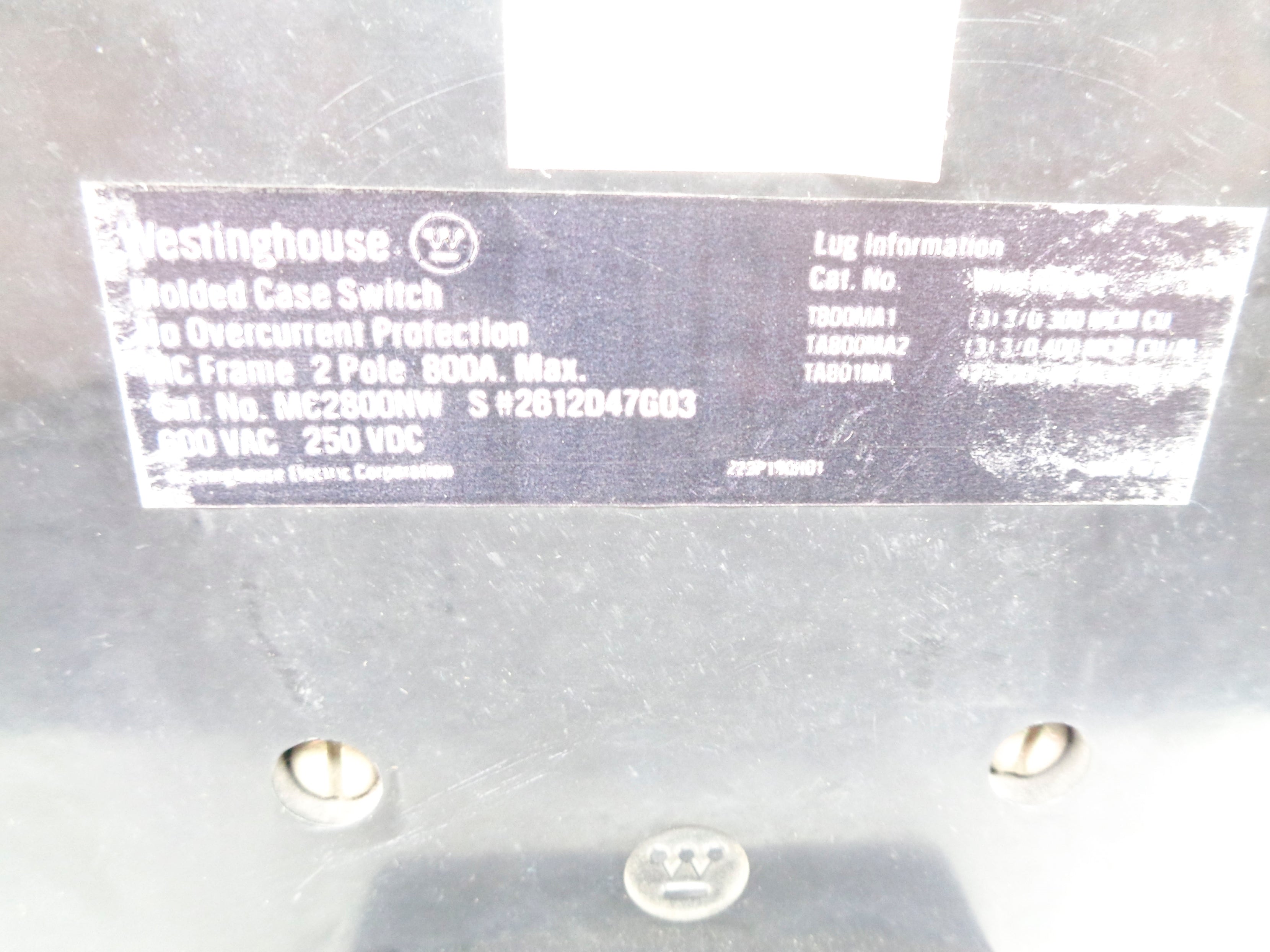 WESTINGHOUSE MC2800NW NSNP