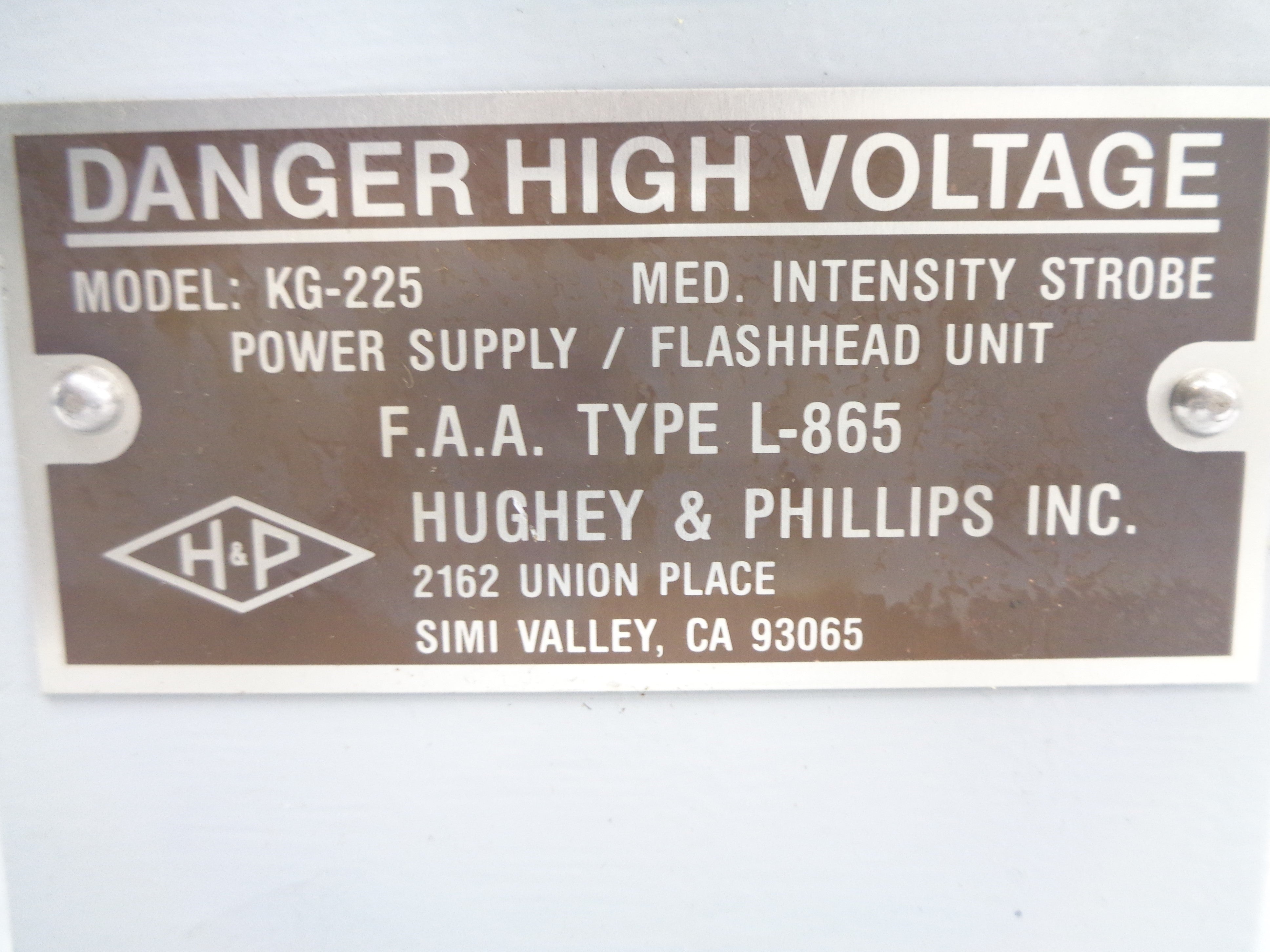 HUGHEY & PHILLIPS KG-225 NSNP