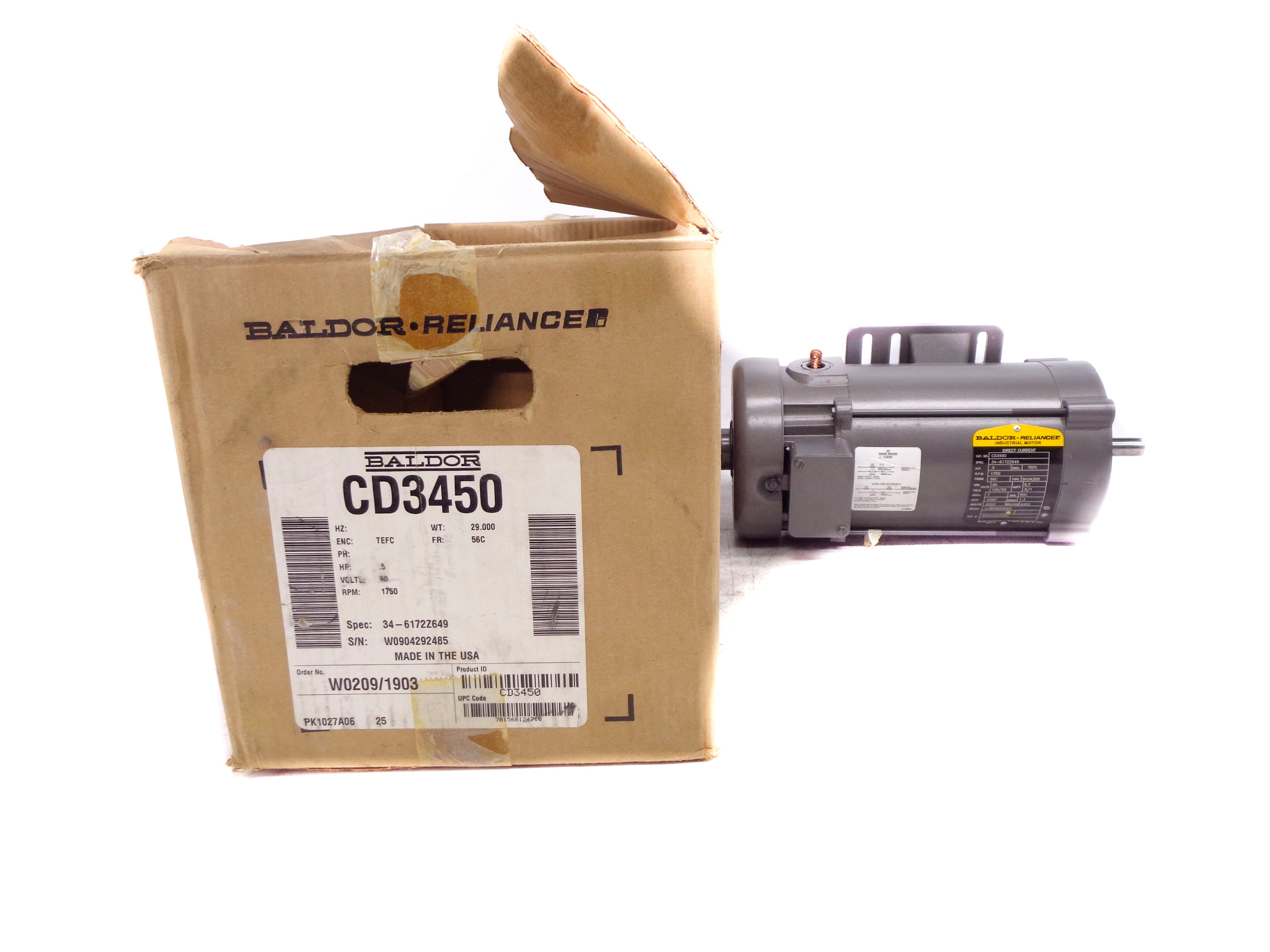 BALDOR CD3450 NSMP
