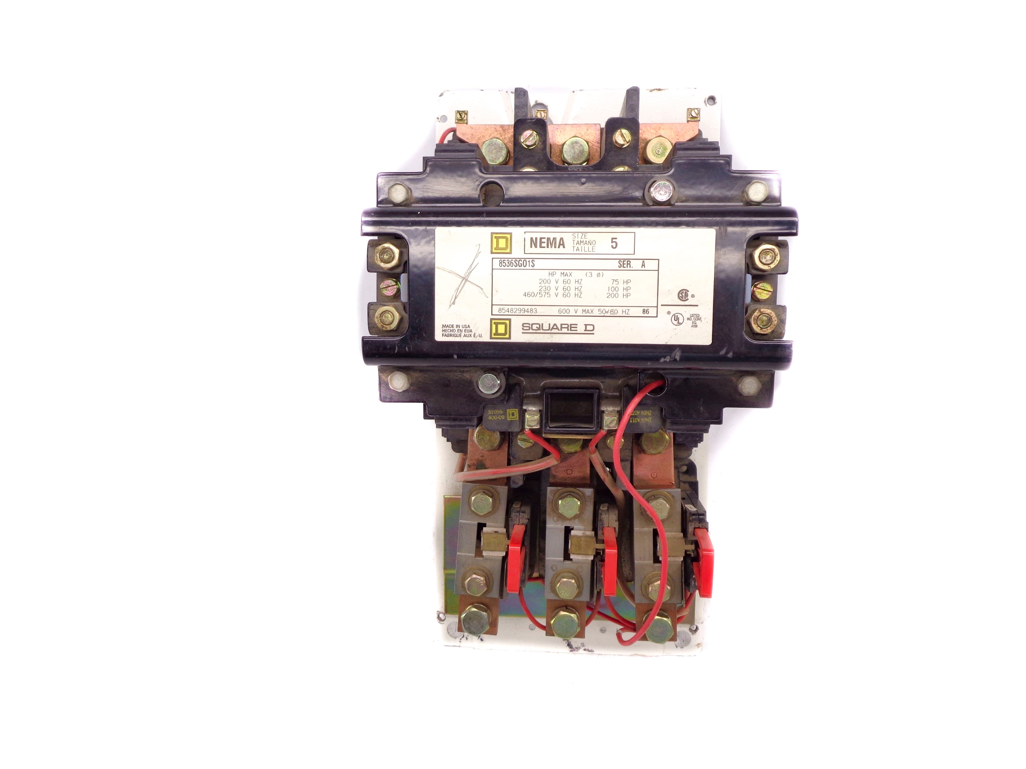 SQUARE D 8536SG01S SER. A UNMP