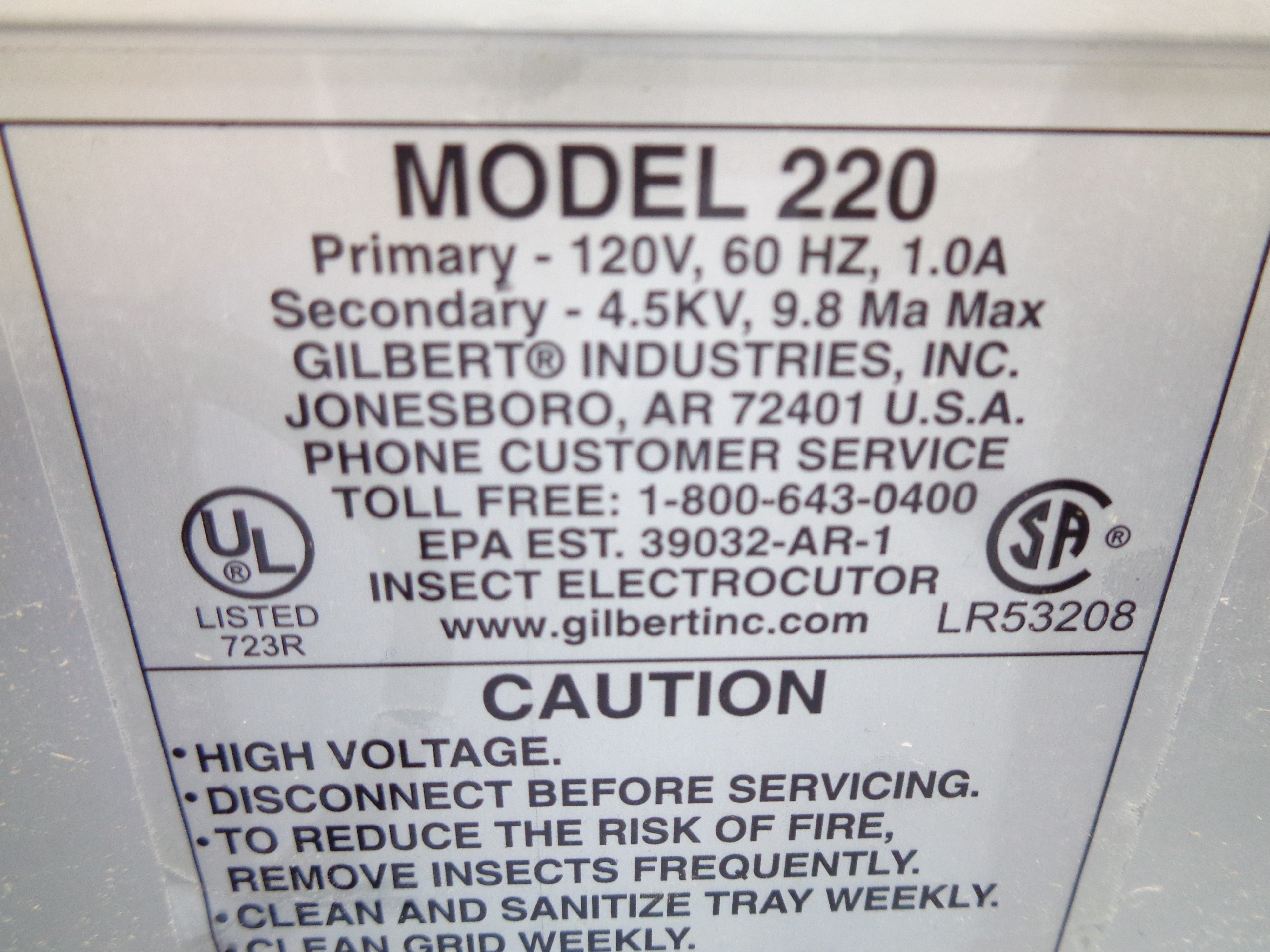 GILBERT MODEL 220 NSNP