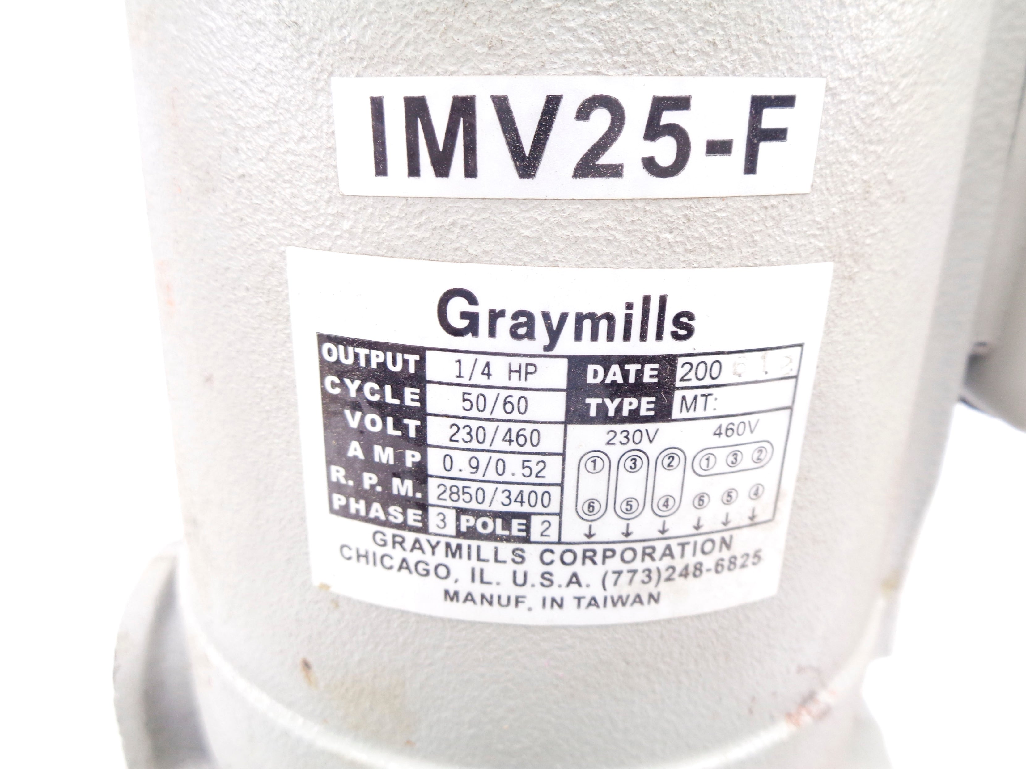 GRAYMILLS IMV25-F UNMP