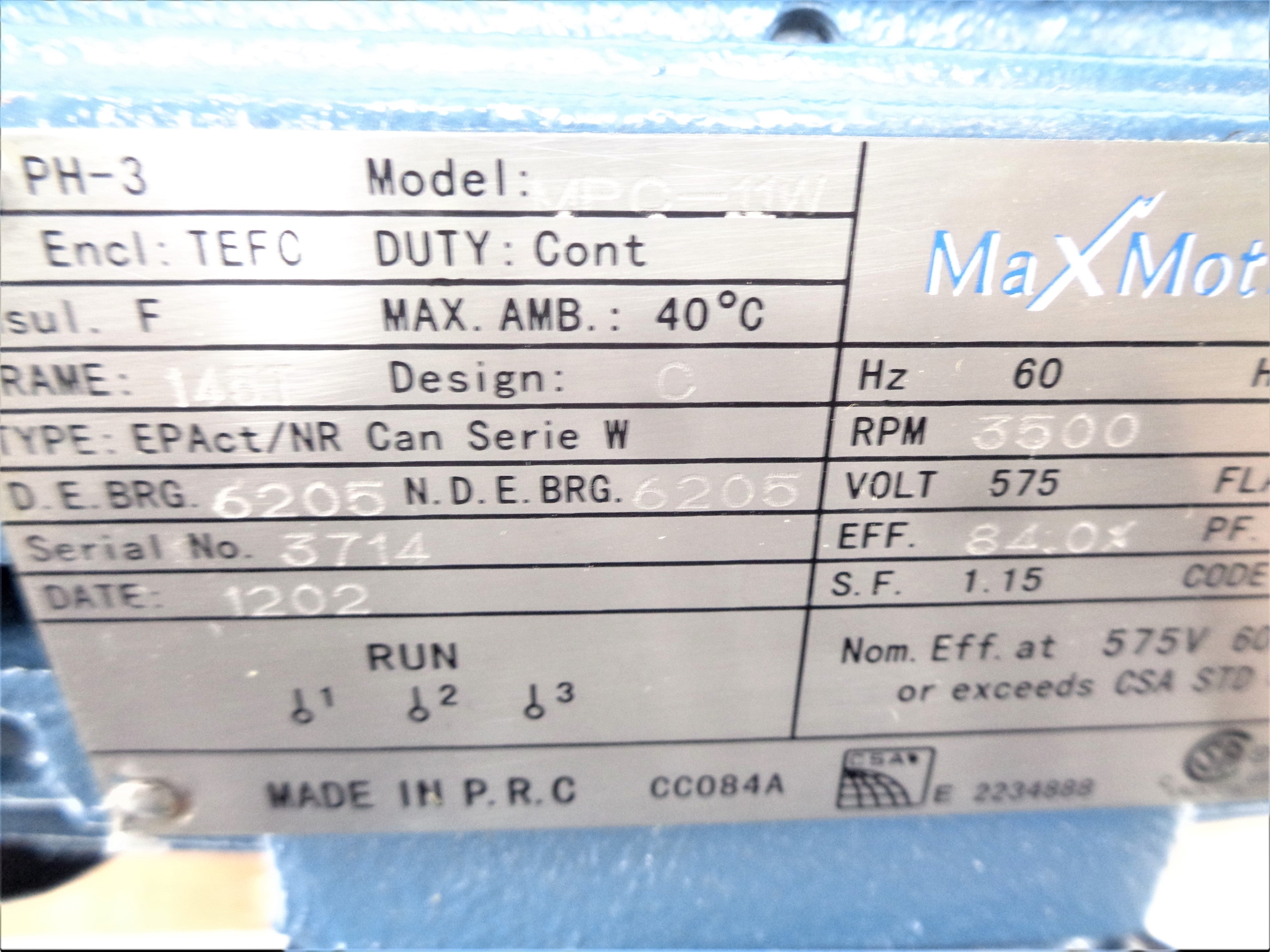 MAX MOTION MPC-11W NSMP
