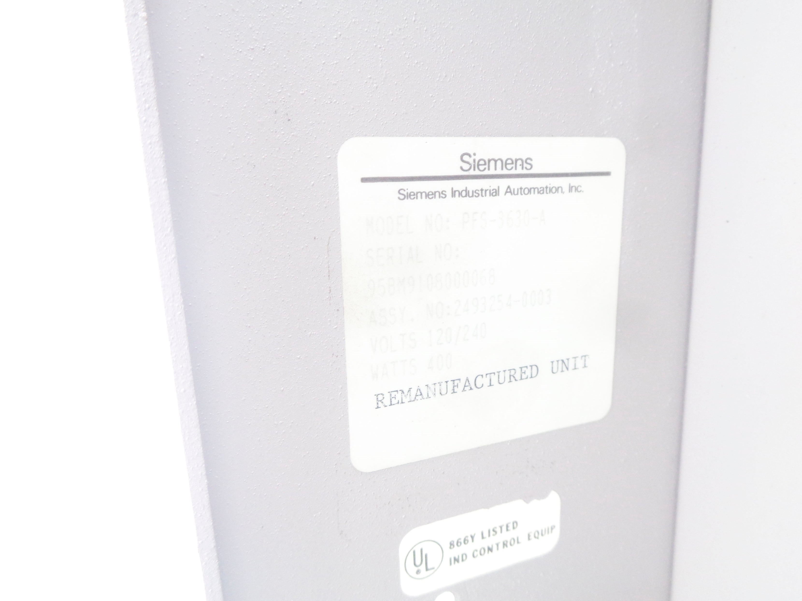 SIEMENS PFS-3630-A REMAN