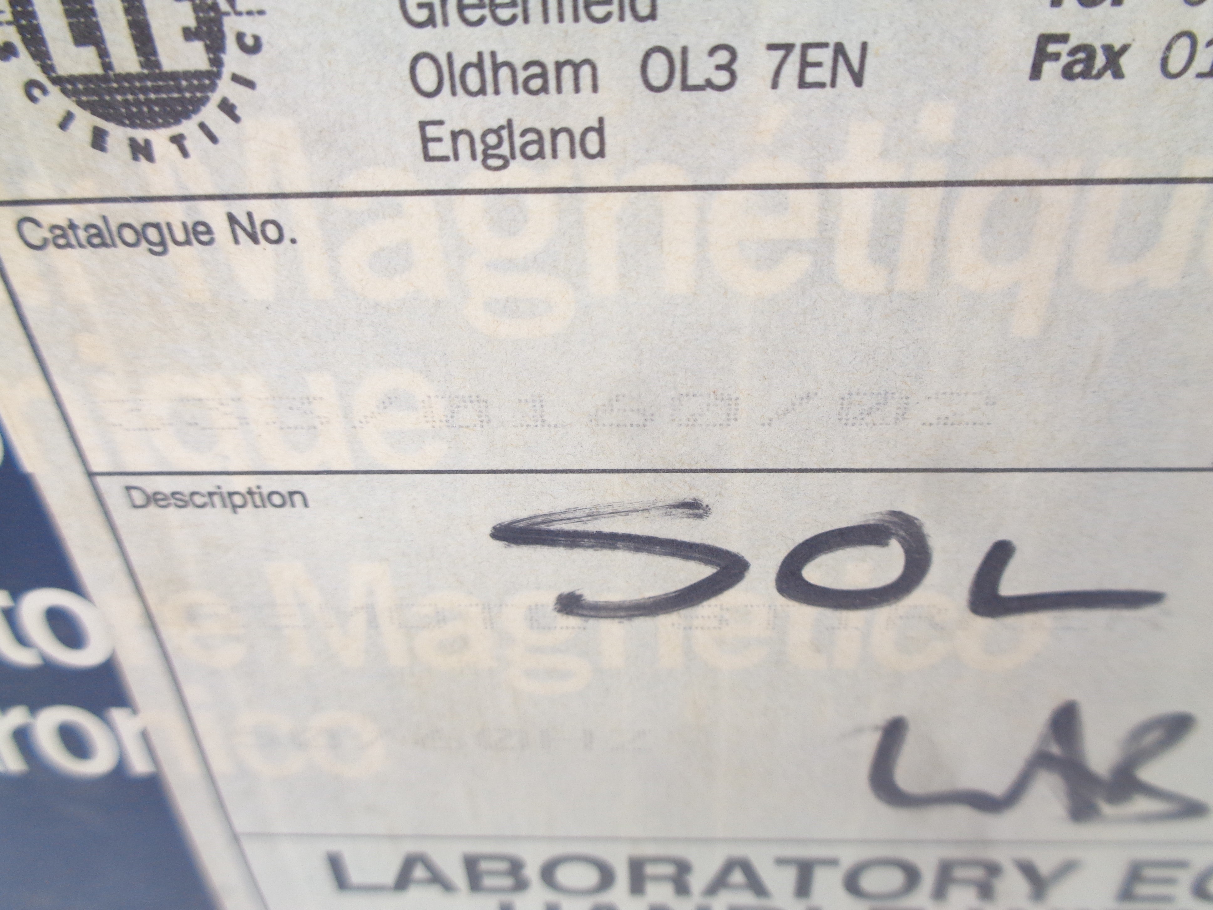 LTE SCIENTIFIC 333/0160/02 NSMP