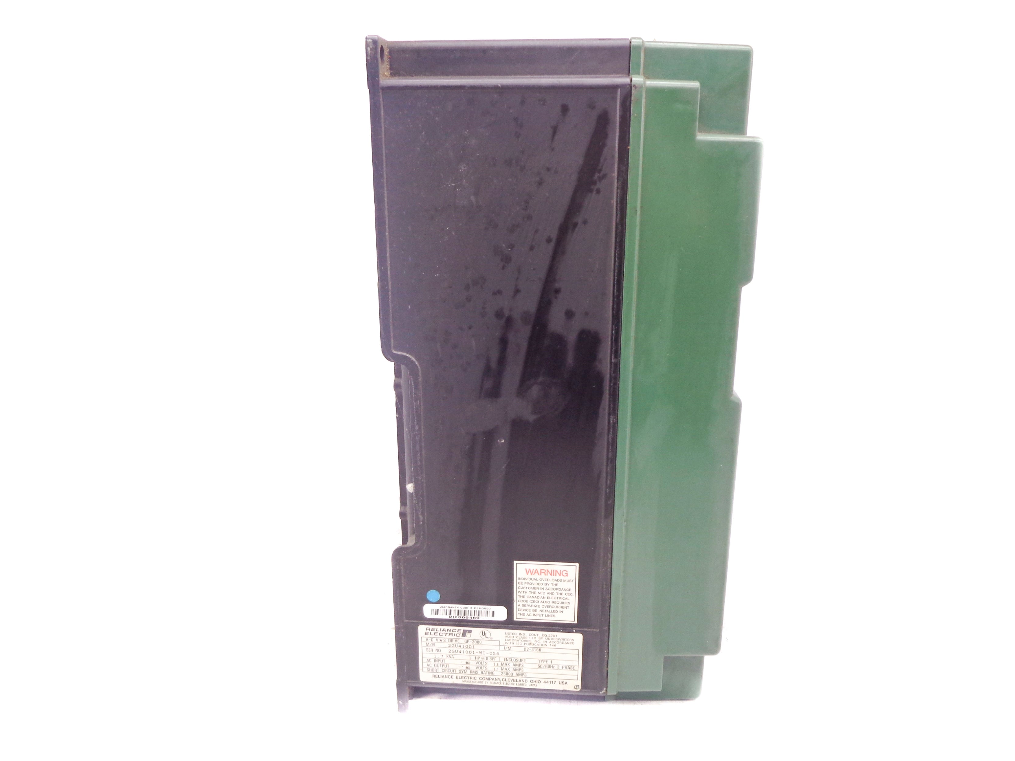 RELIANCE ELECTRIC 2GU41001 UNMP