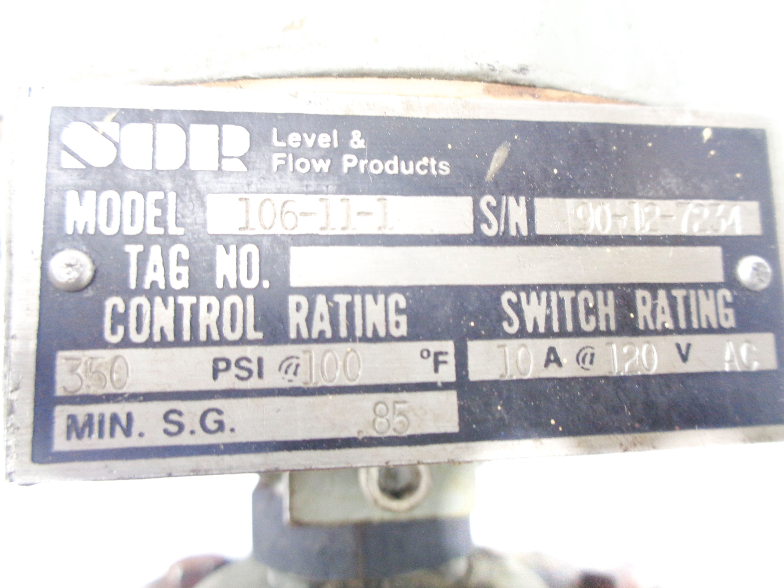 SOR 106-11-1 350PSI NSNP