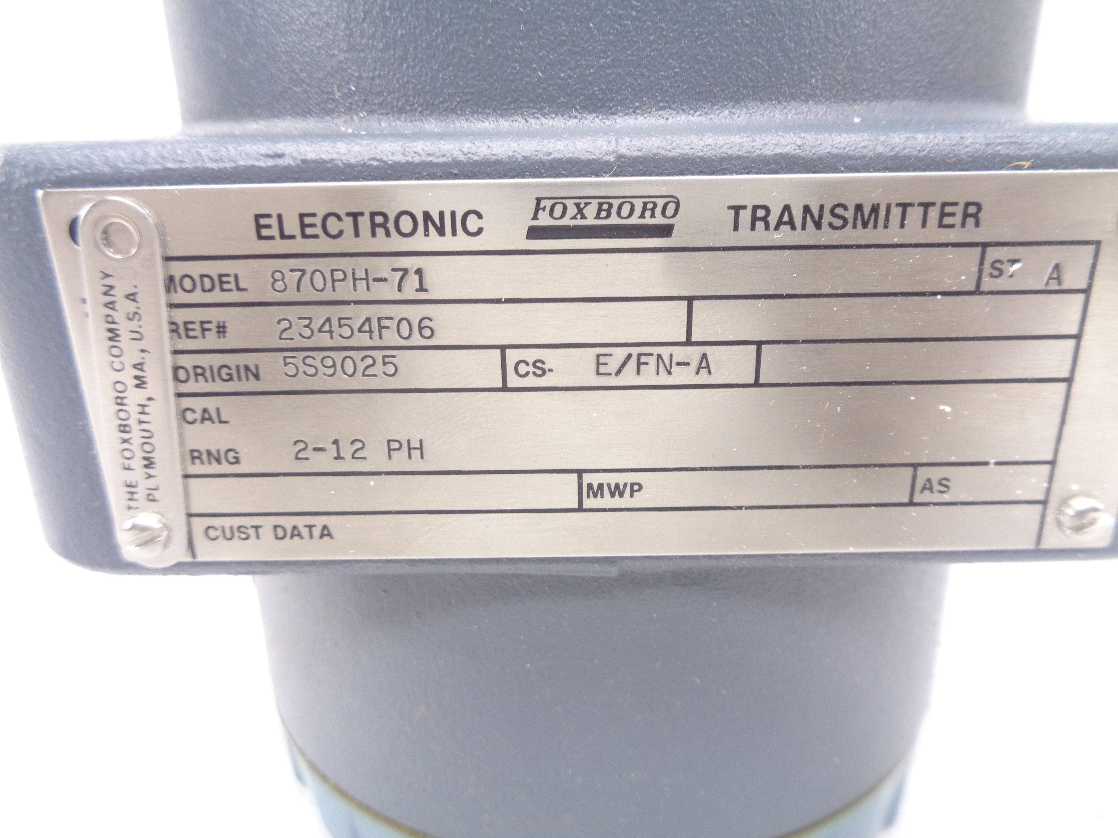 FOXBORO 870PH-71 NSNP