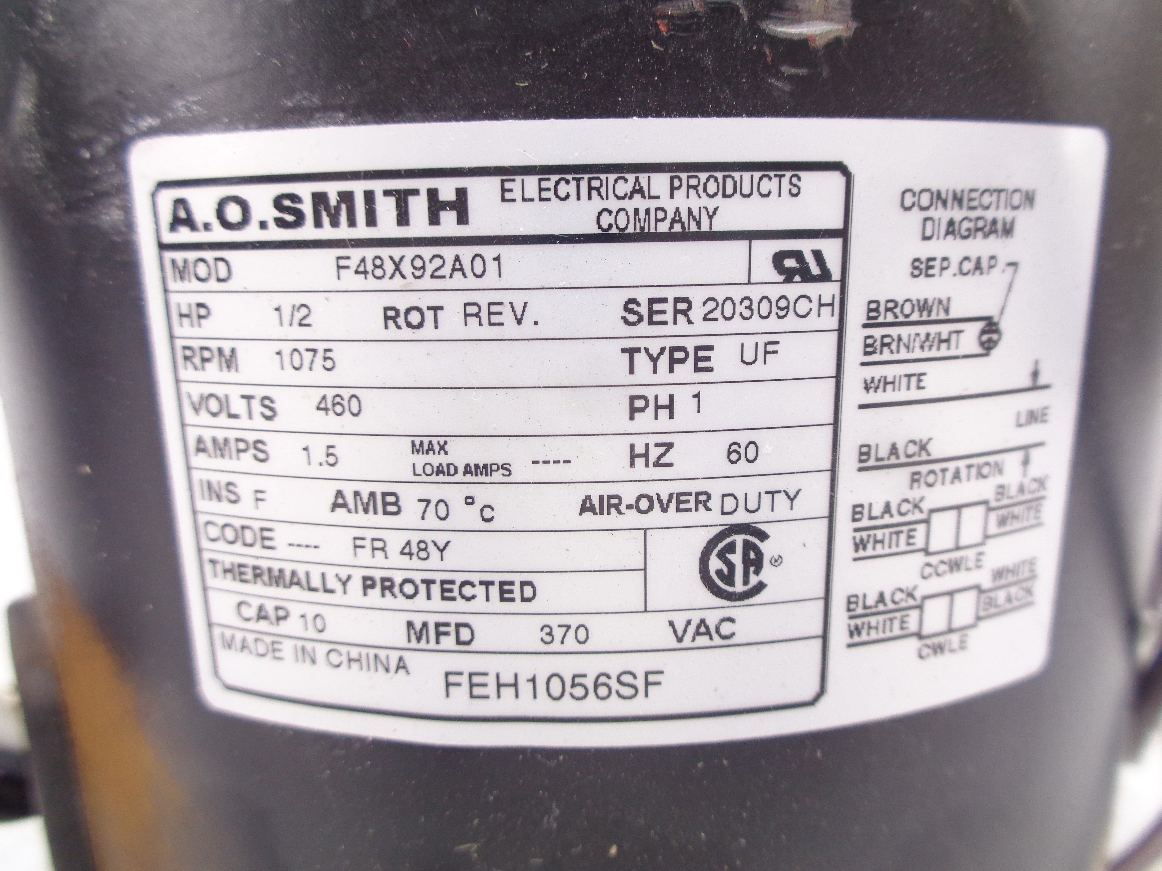 A.O. SMITH F48X92A01 NSNP
