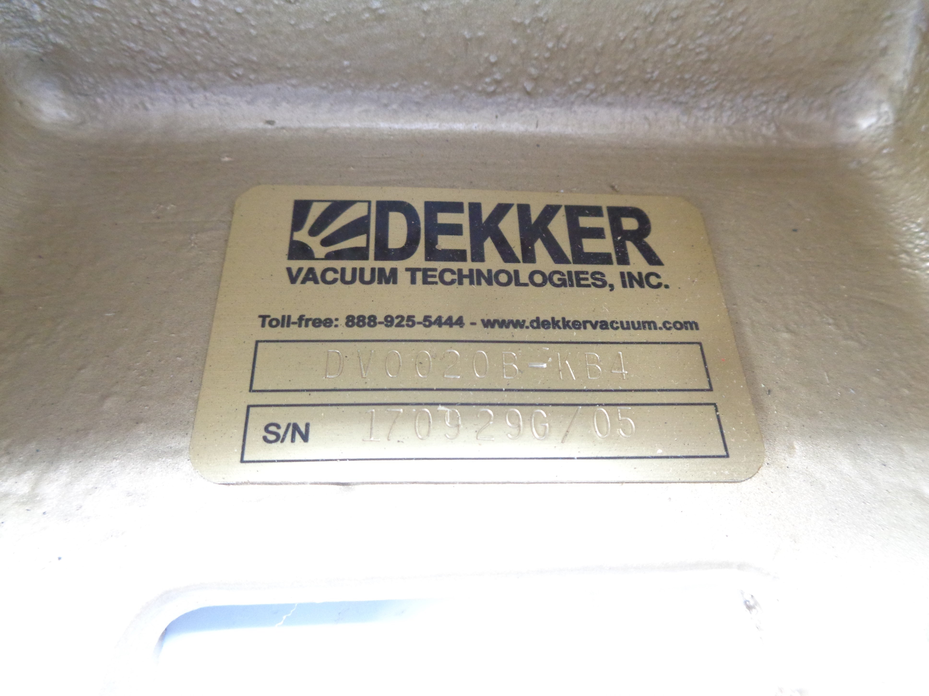 DEKKER DV0020B-KB4 NSNP