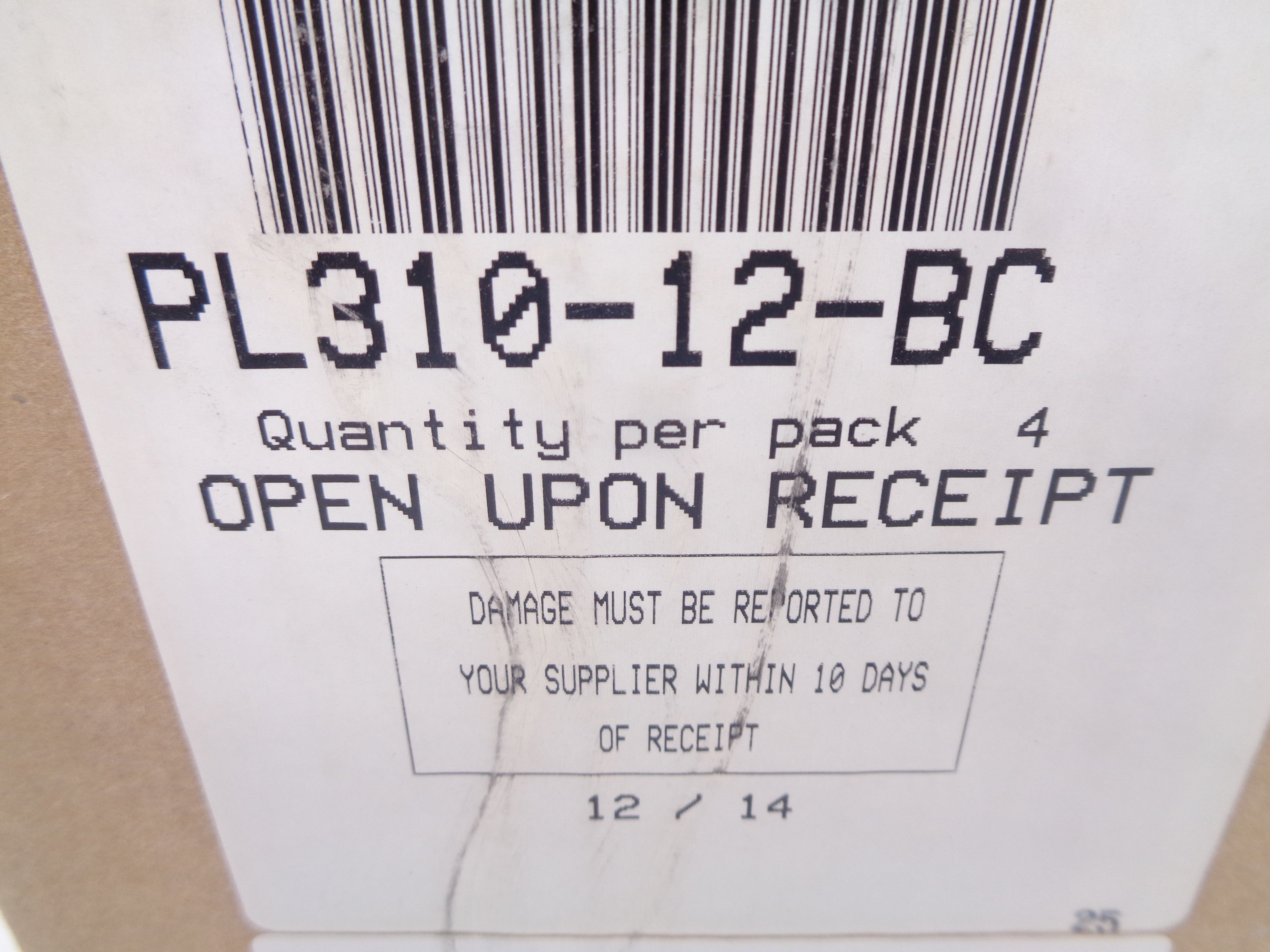 HILCO PL310-12-BC (PKG OF 4) NSMP