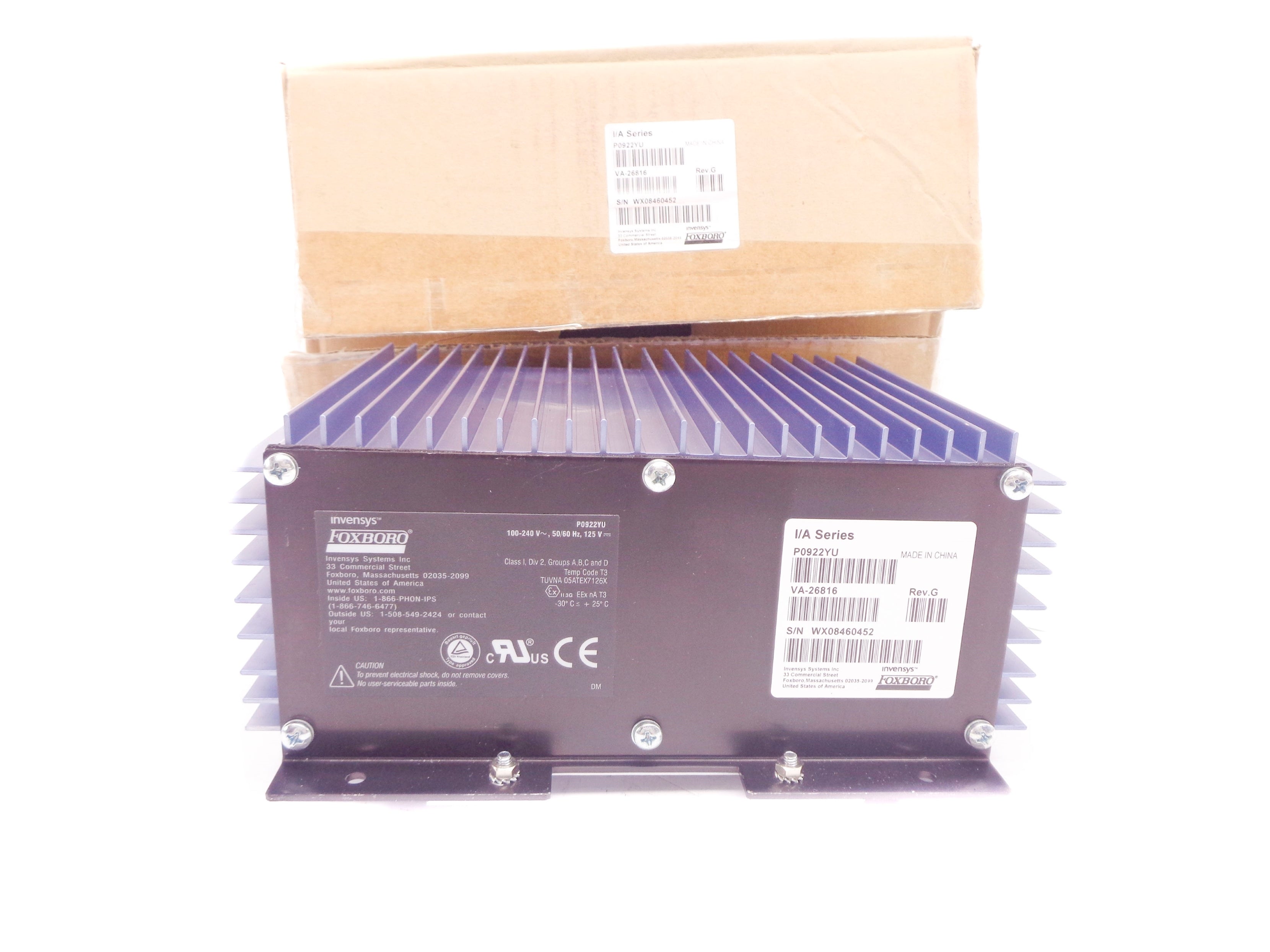 FOXBORO P0922YU FSP400-24 100-240V REV. G NSMP