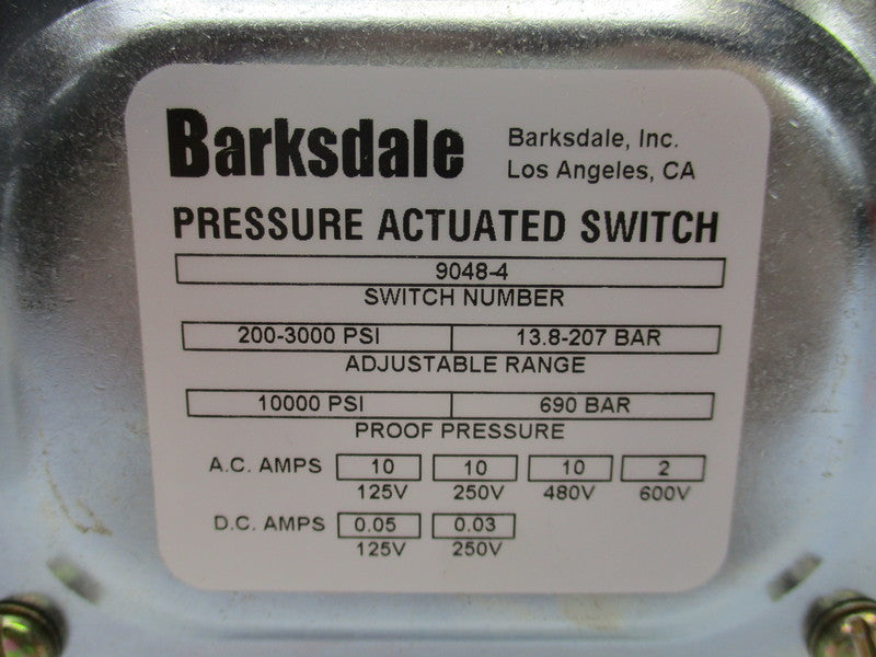 BARKSDALE 9048-4 NSMP