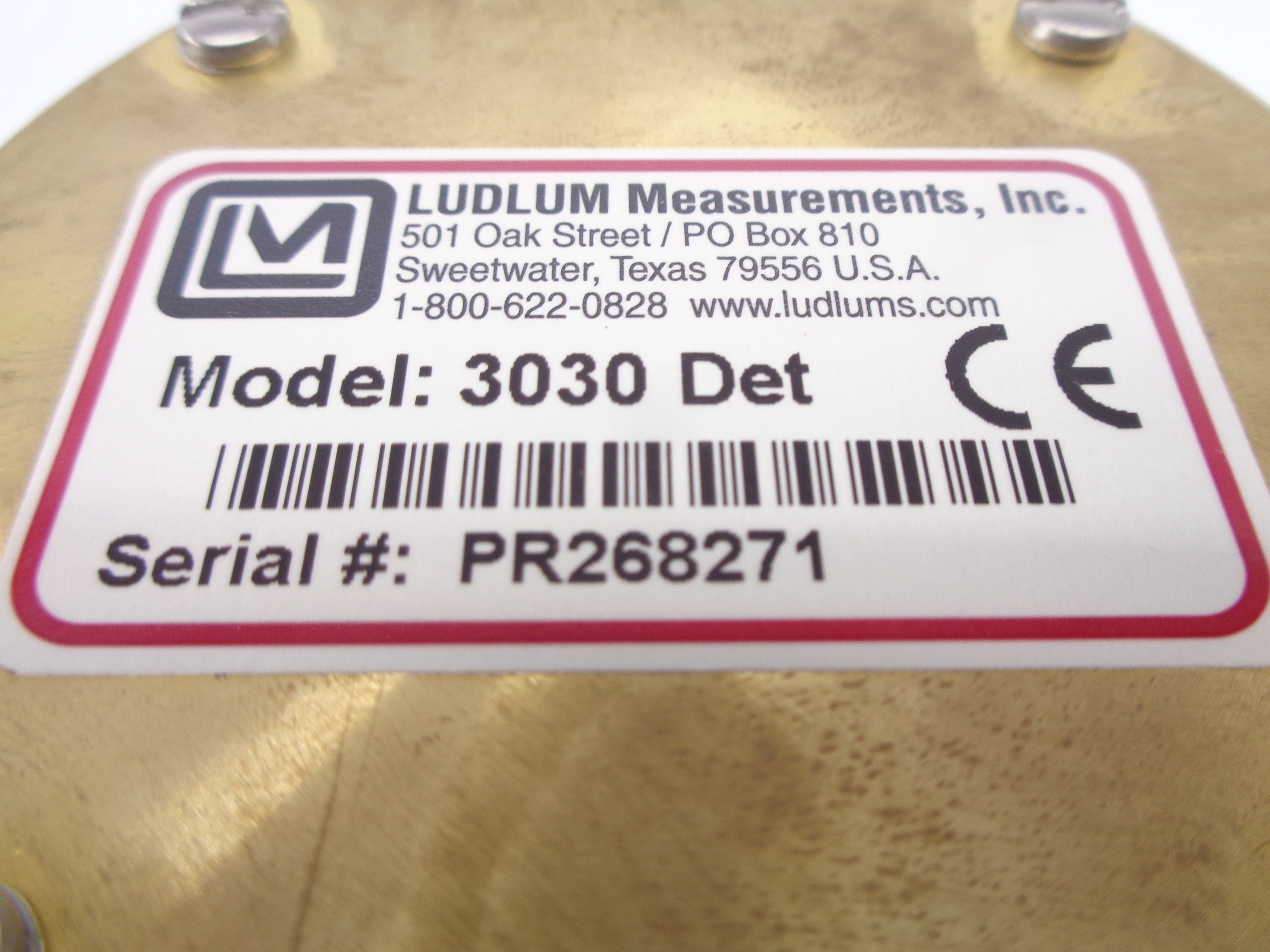 LUDLUM MEASUREMENTS MODEL 3030 NSNP
