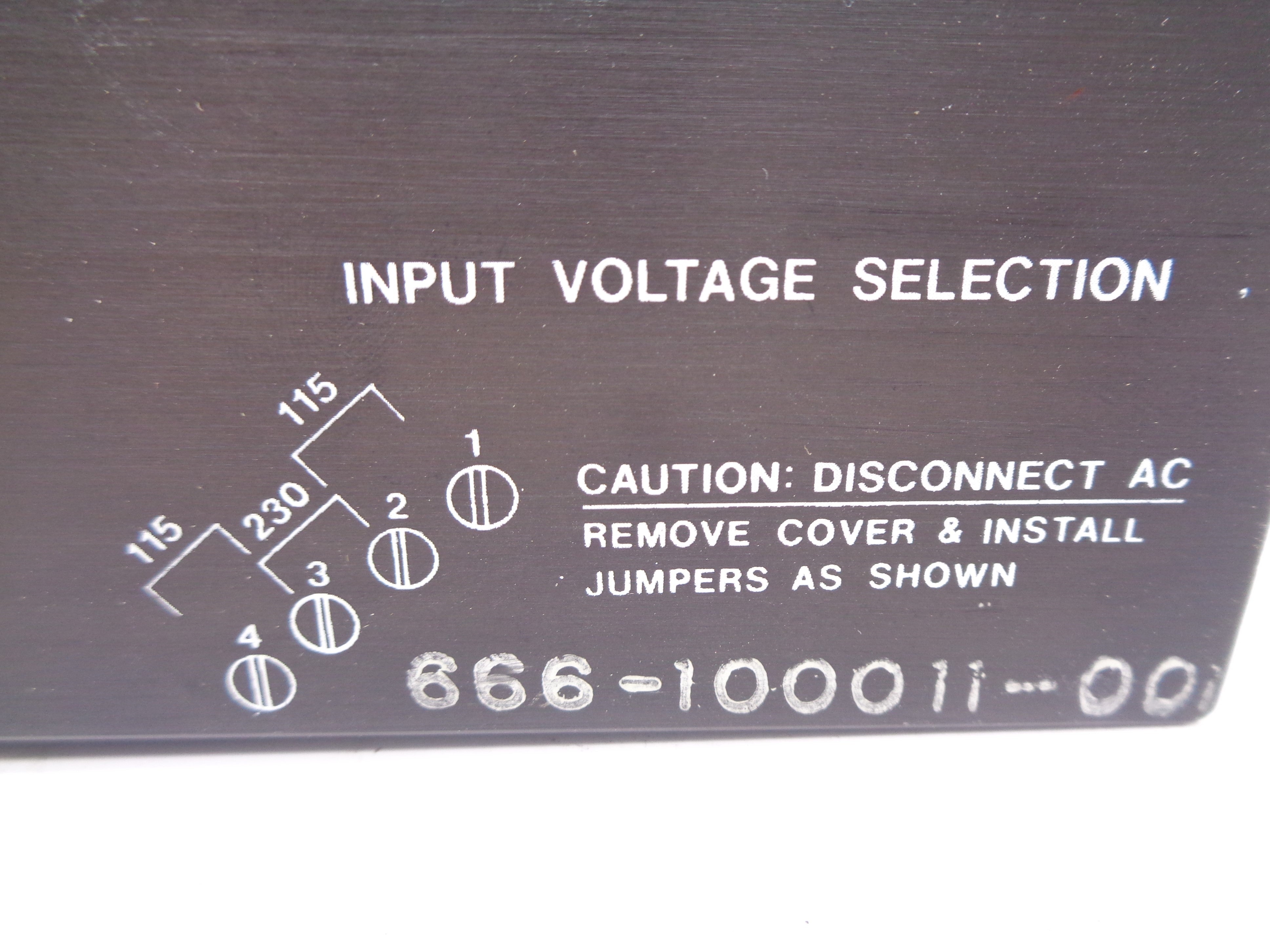 ELPAC POWER SYSTEMS 666-100011-001 (AS PICTURED) UNMP