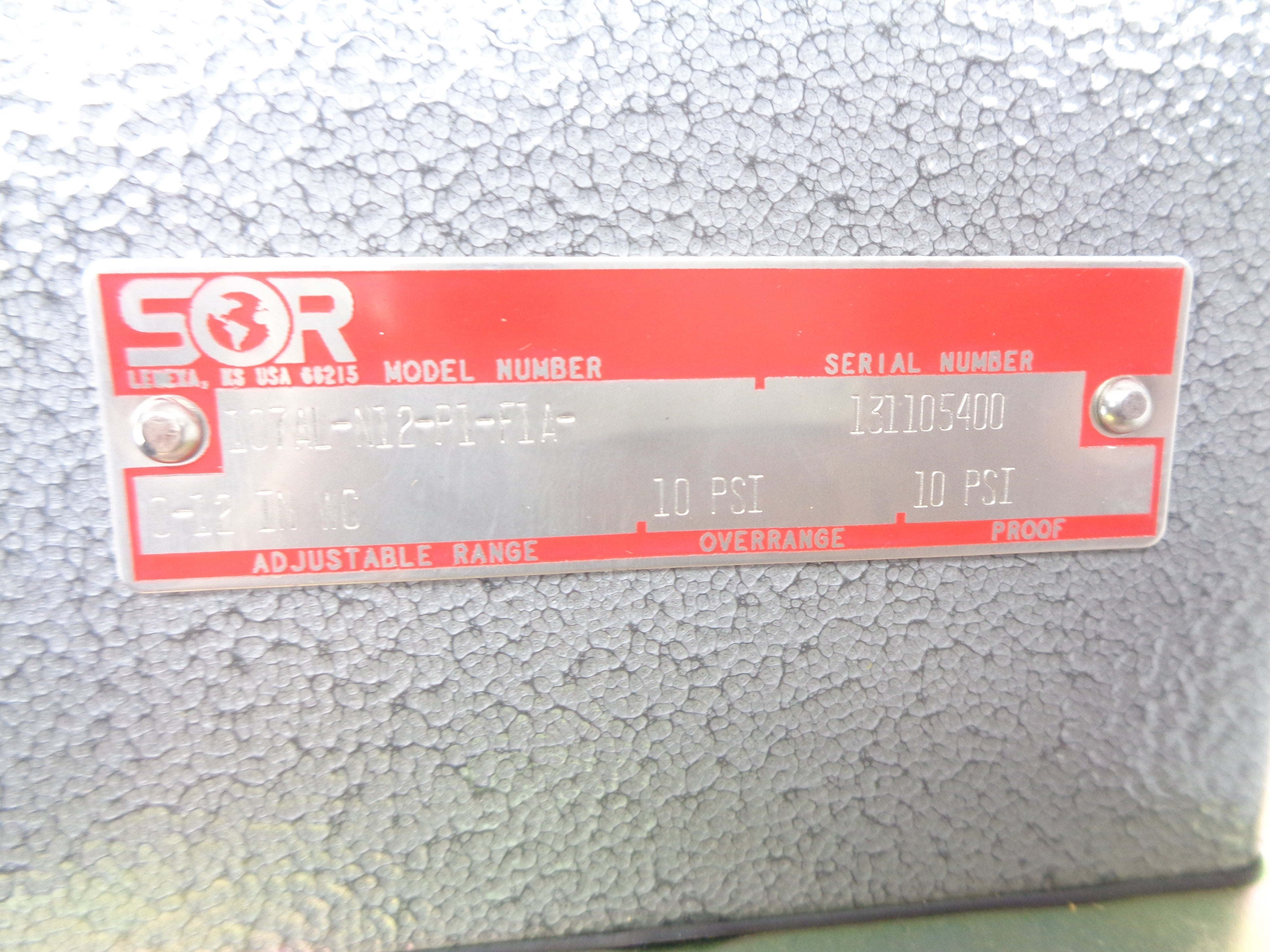SOR 107AL-N12-P1-F1A-0-12 NSNP