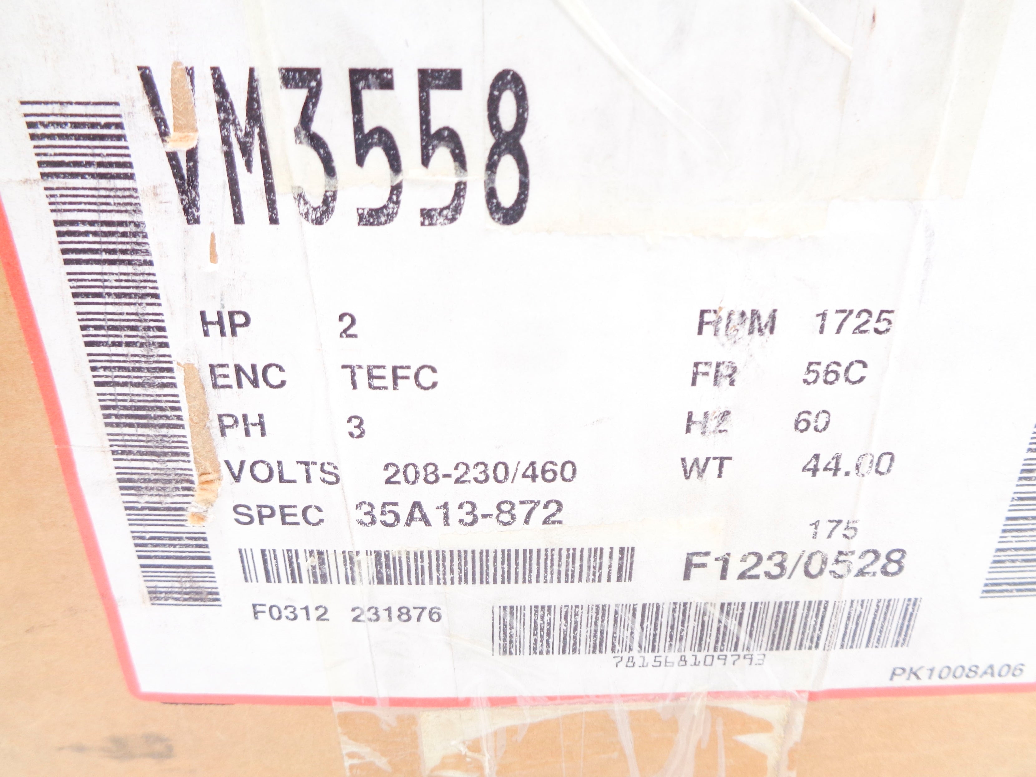 BALDOR VM3558 NSMP