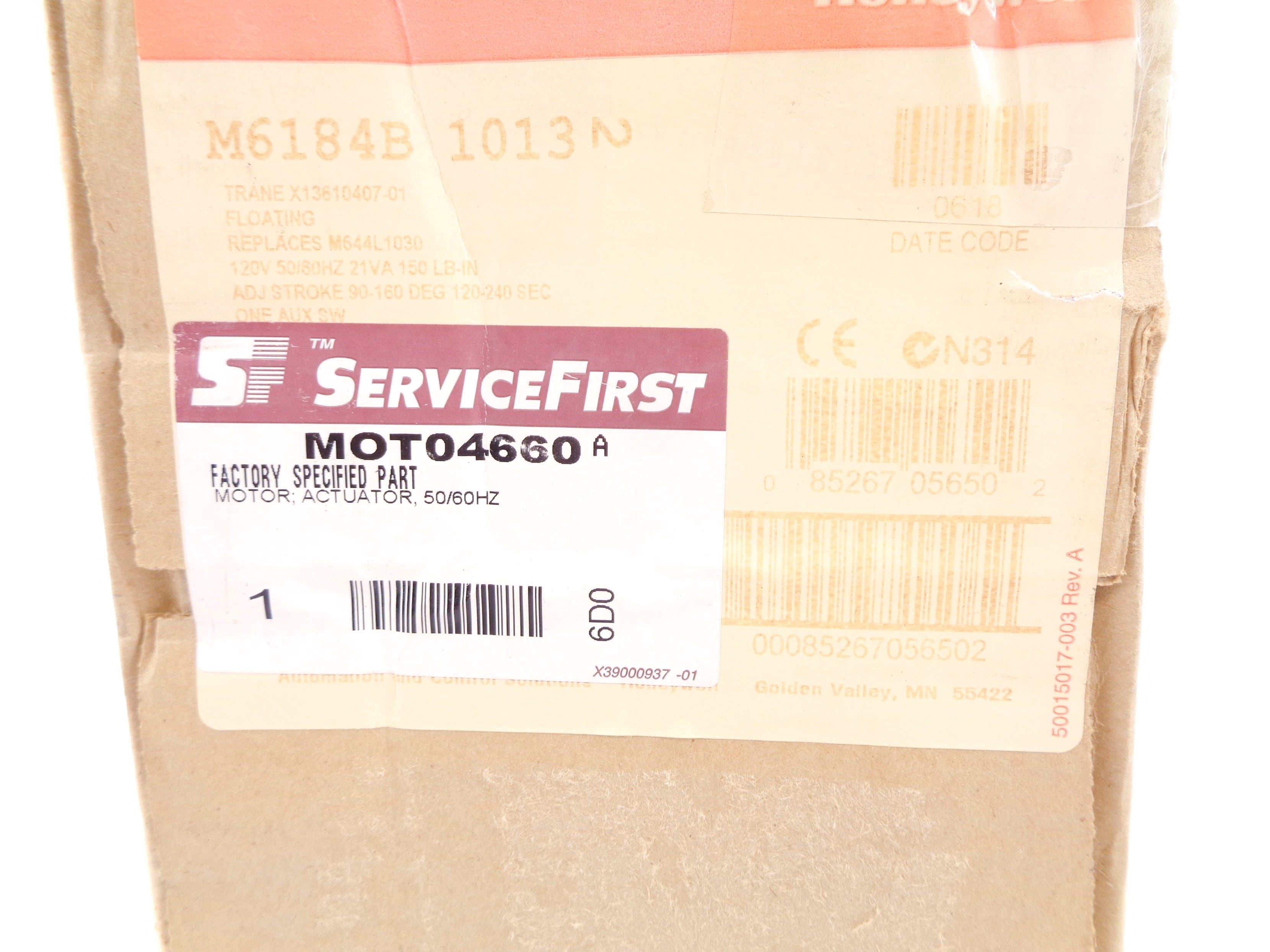 HONEYWELL M6184B1013 NSMP