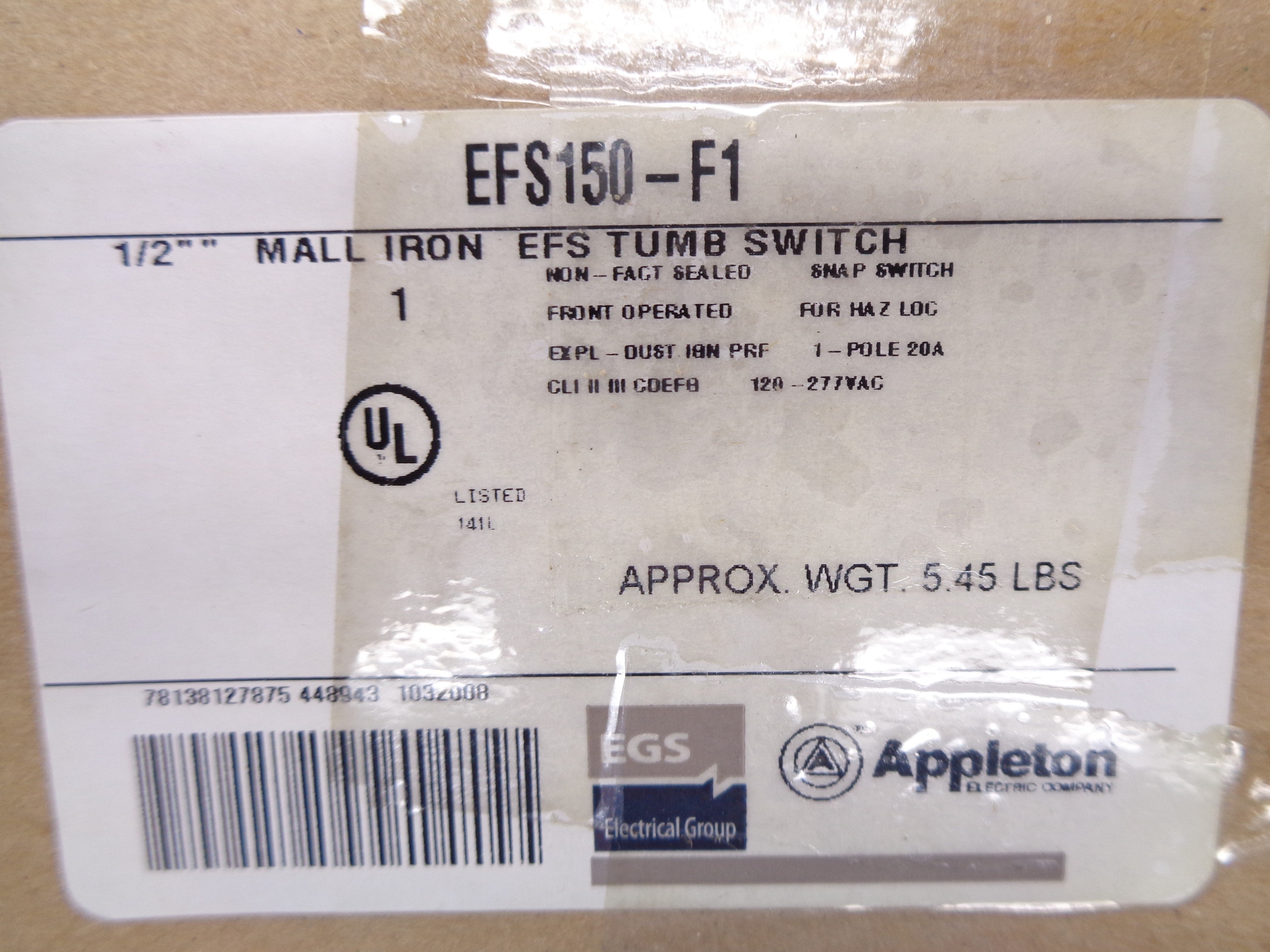 APPLETON EFS150-F1 NSMP