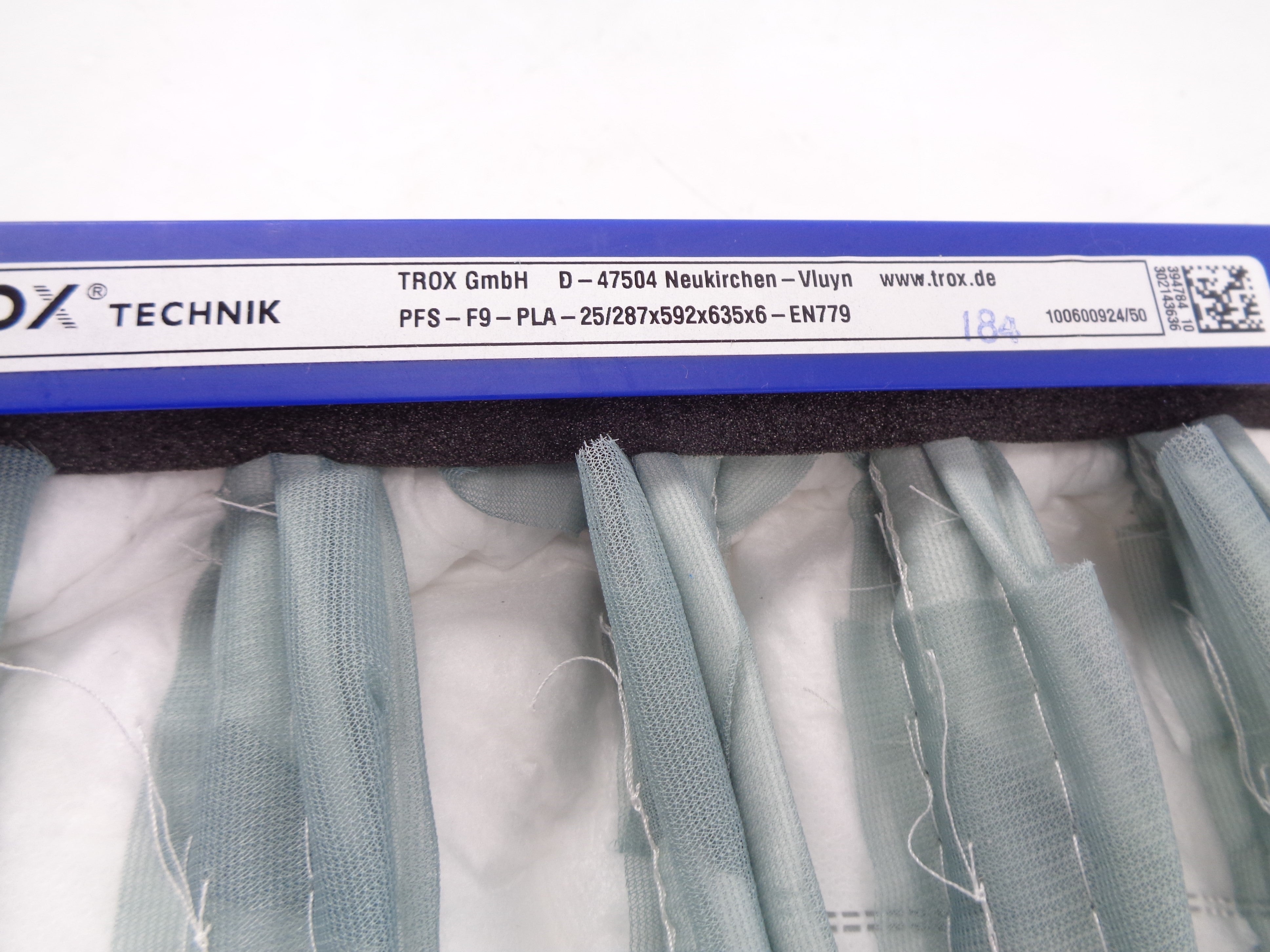 TROX TECHNIK PFS-F9-PLA-25/287X592X635X6-EN779 NSNP
