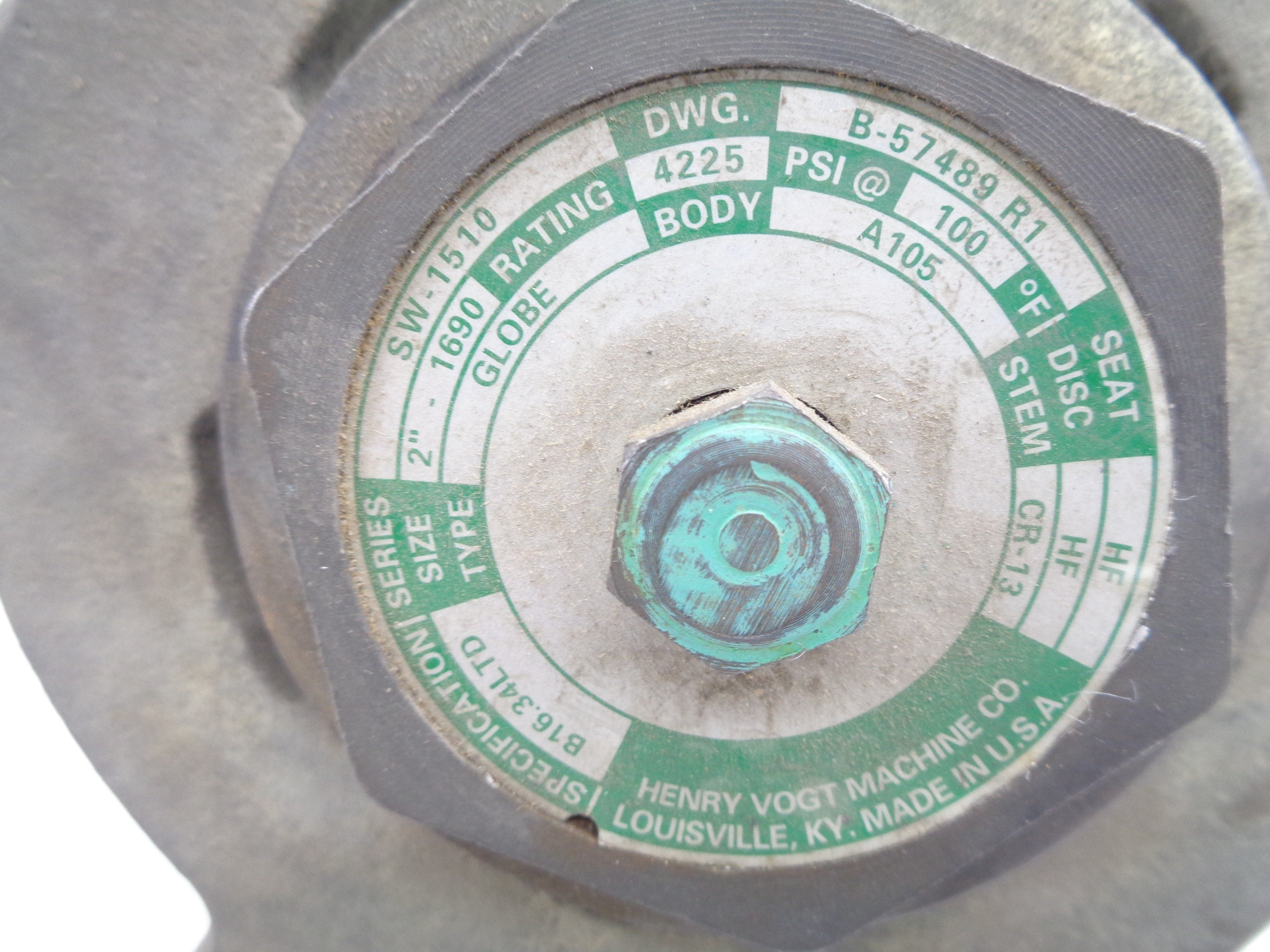 HENRY VOGT MACHINE SW-1510 100PSI UNMP