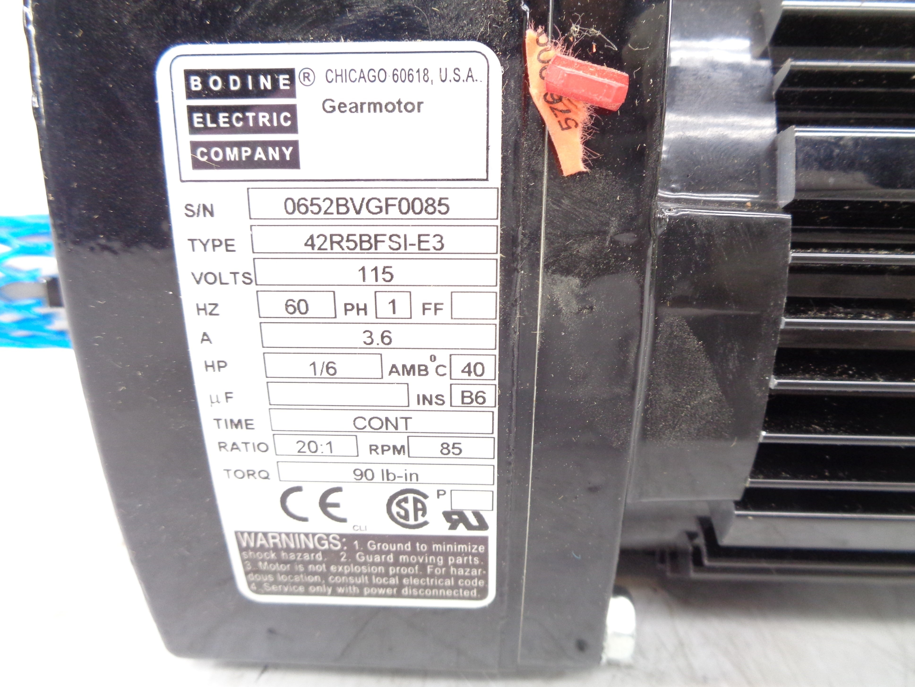 BODINE ELECTRIC 42R5BFSI-E3 NSNP
