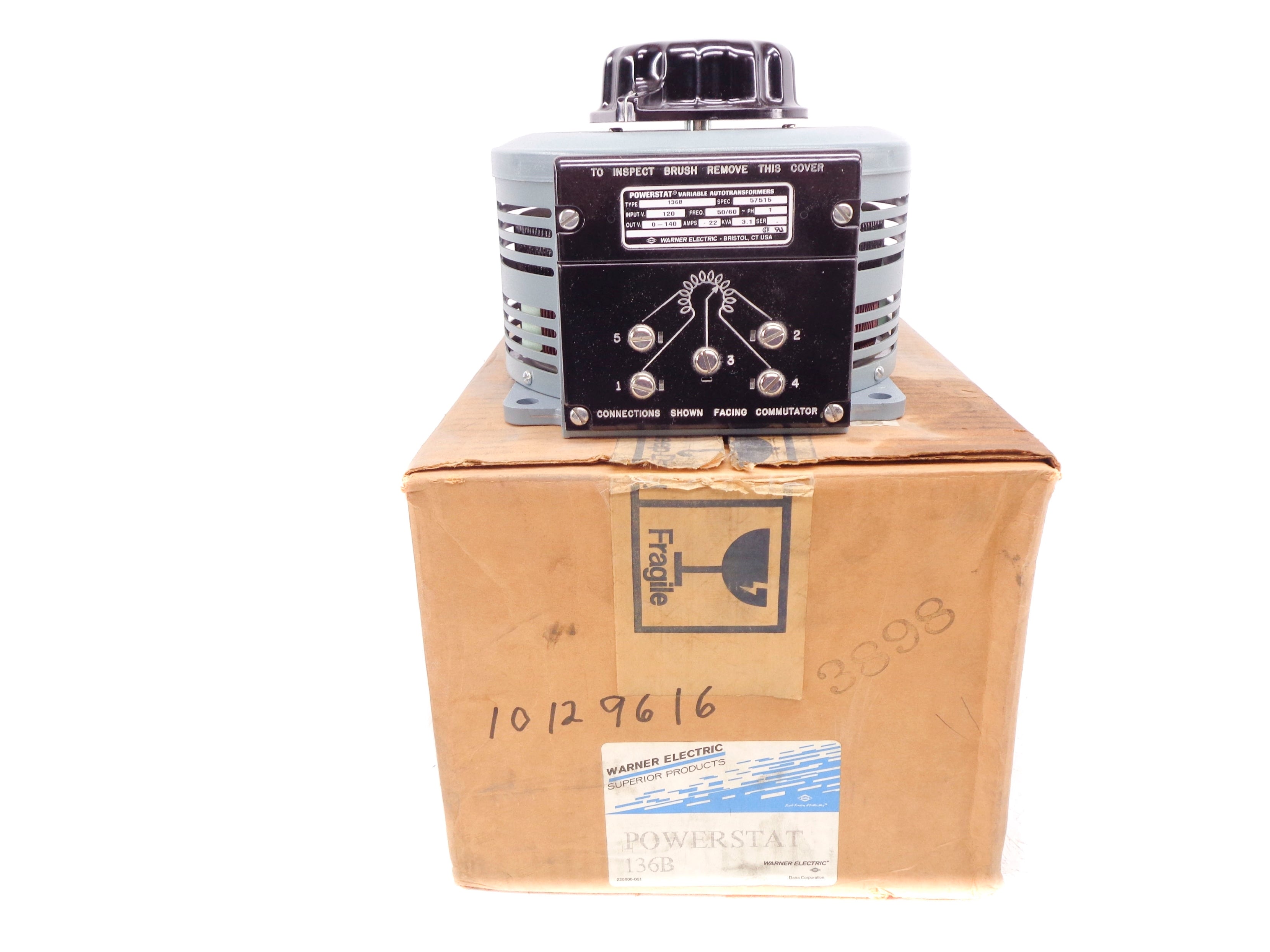 WARNER ELECTRIC POWERSTAT 136B 0-100 NSMP