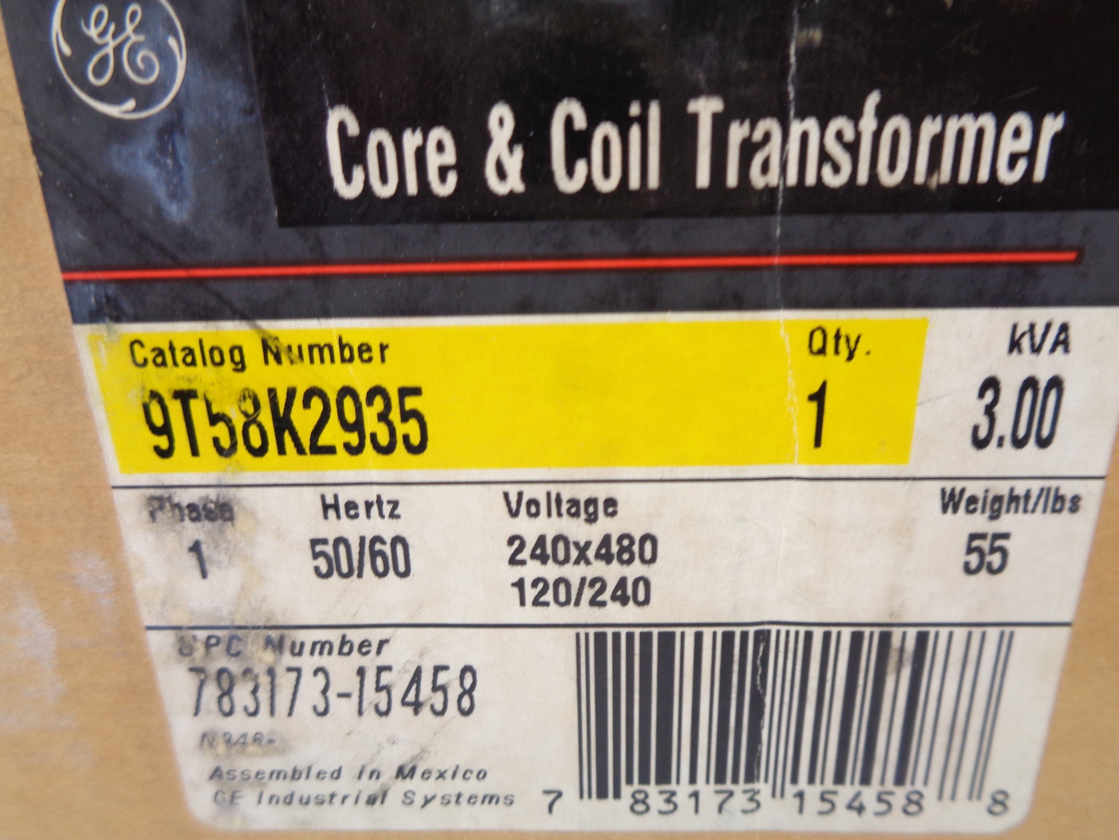 GENERAL ELECTRIC 9T58K2935 NSMP