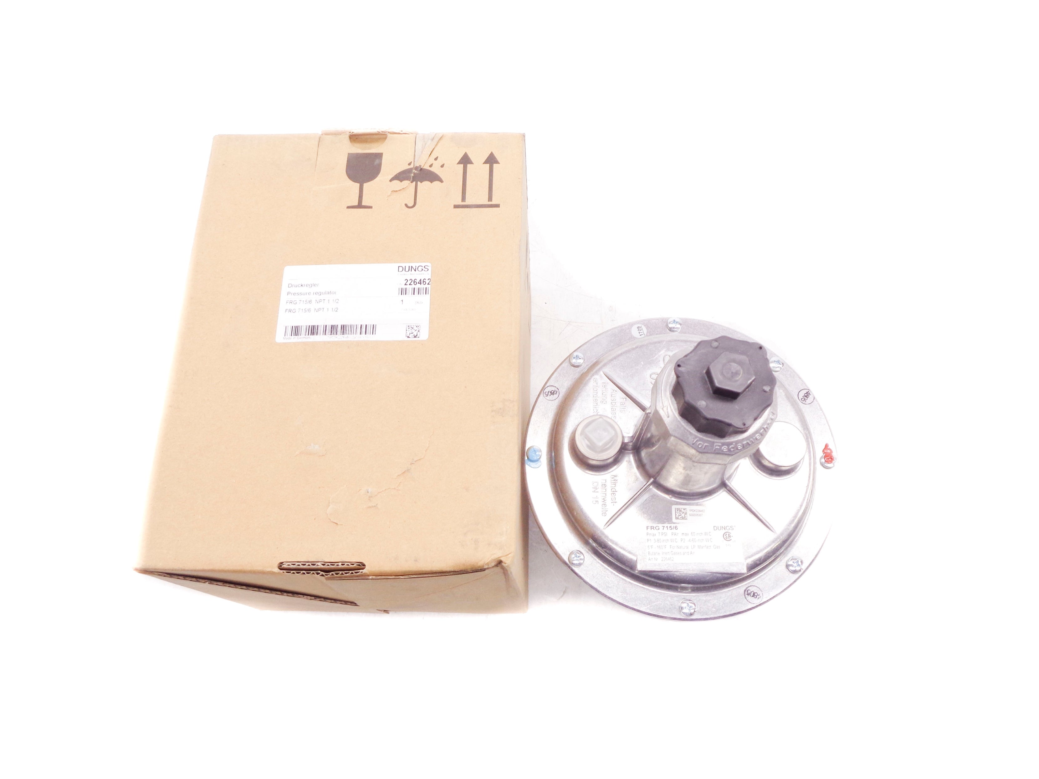 DUNGS FRG715/6 226462 7PSI 60"WC 1-1/2" NSMP