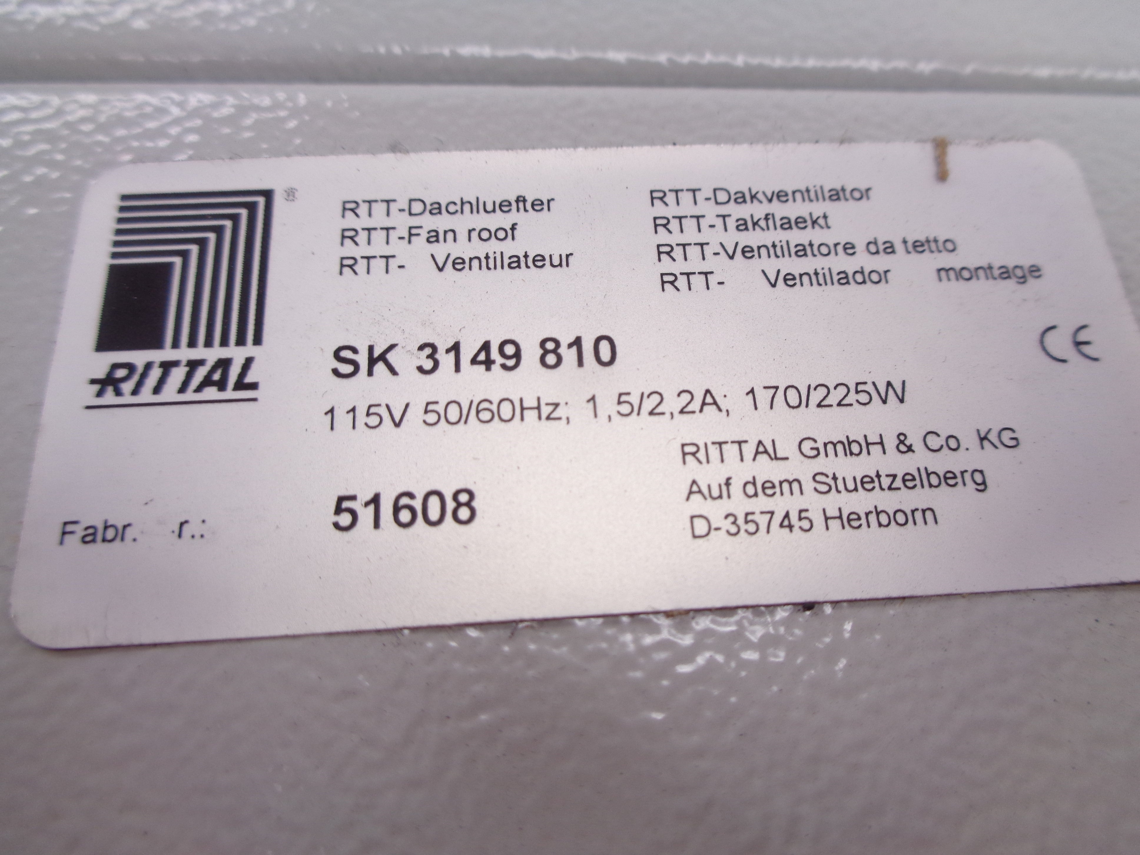 RITTAL SK3149810 (AS PICTURED) NSNP