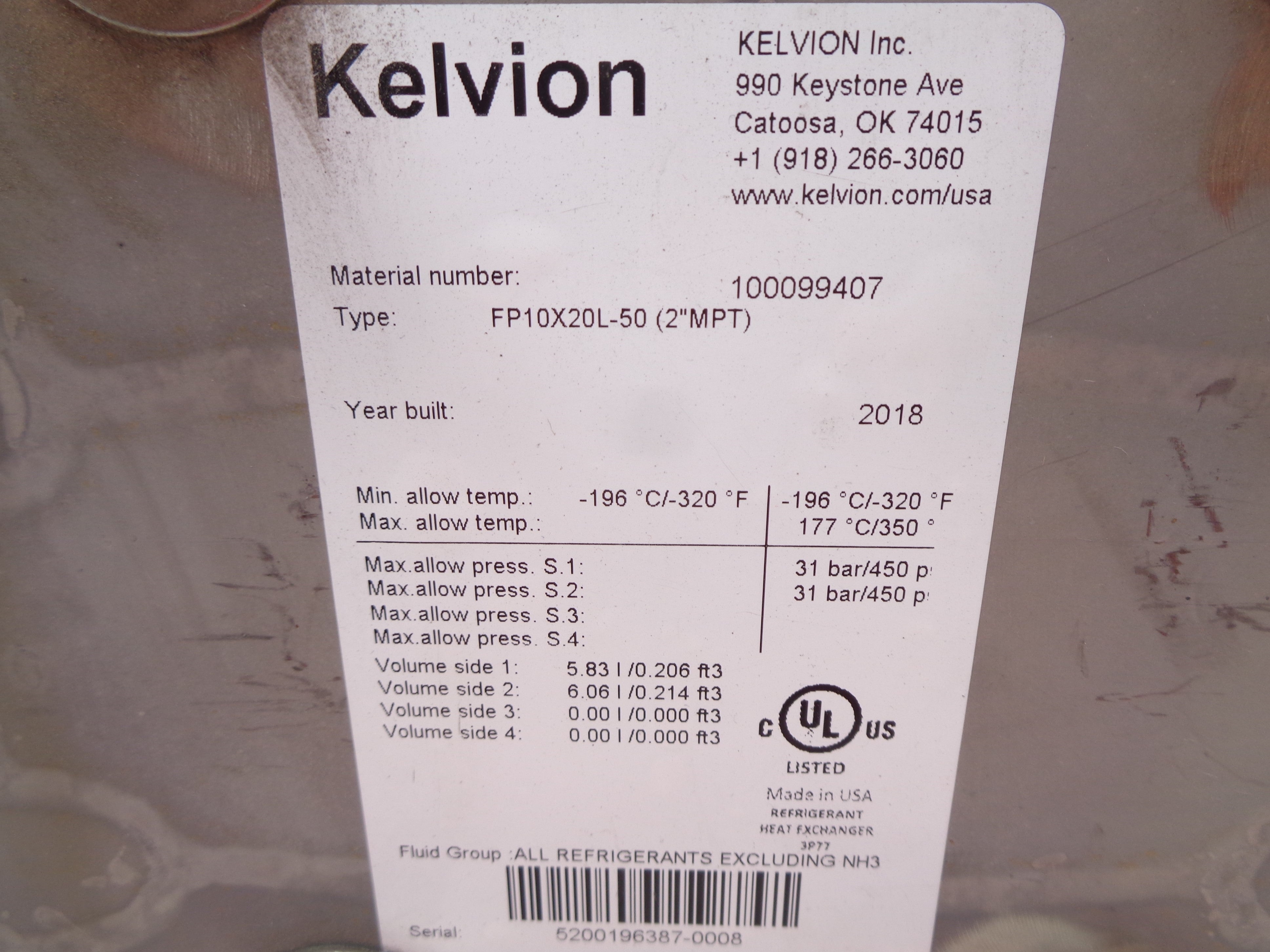 KELVION FP10X20L-50 NSNP