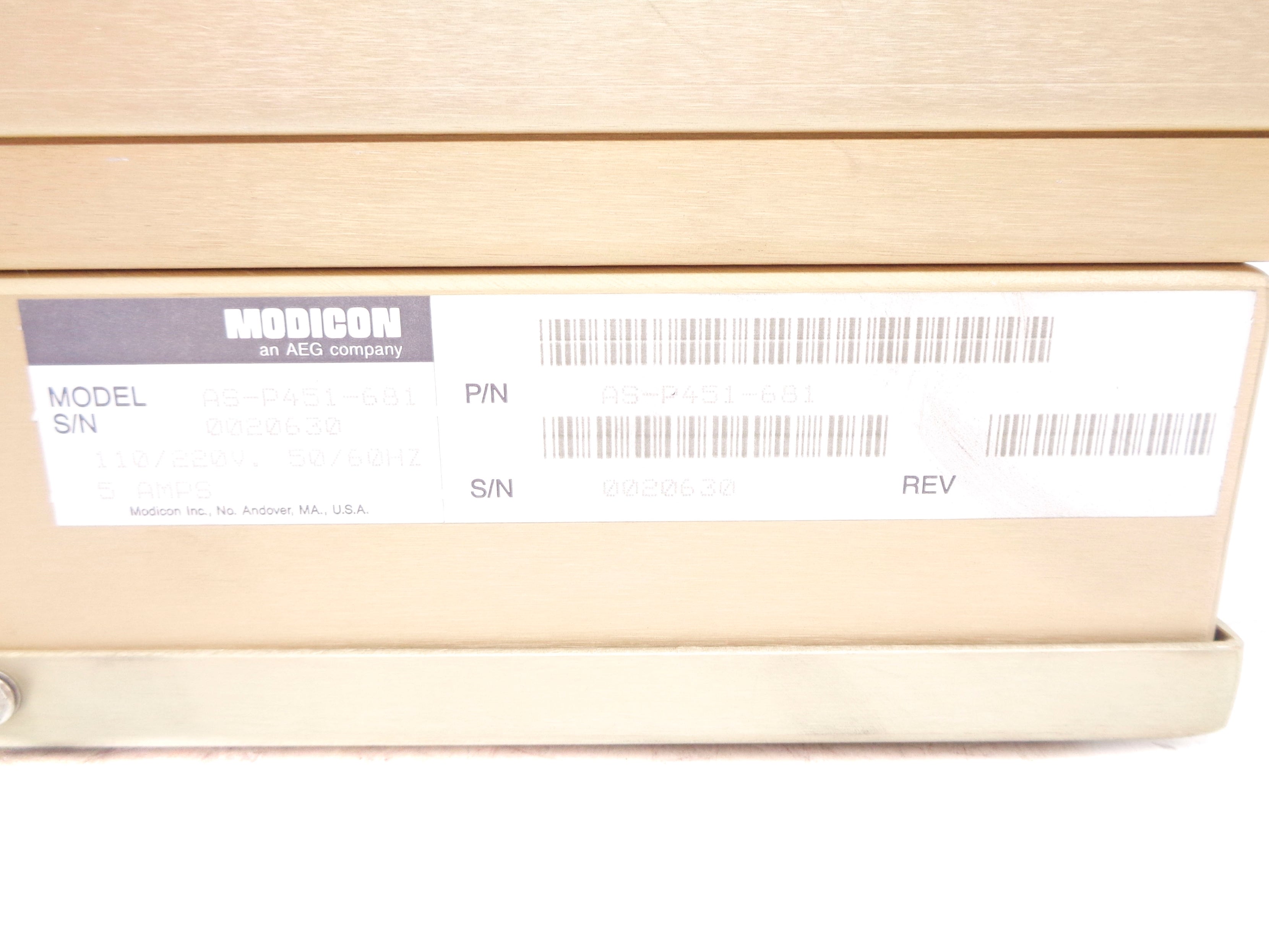 MODICON AS-P451-681 UNMP