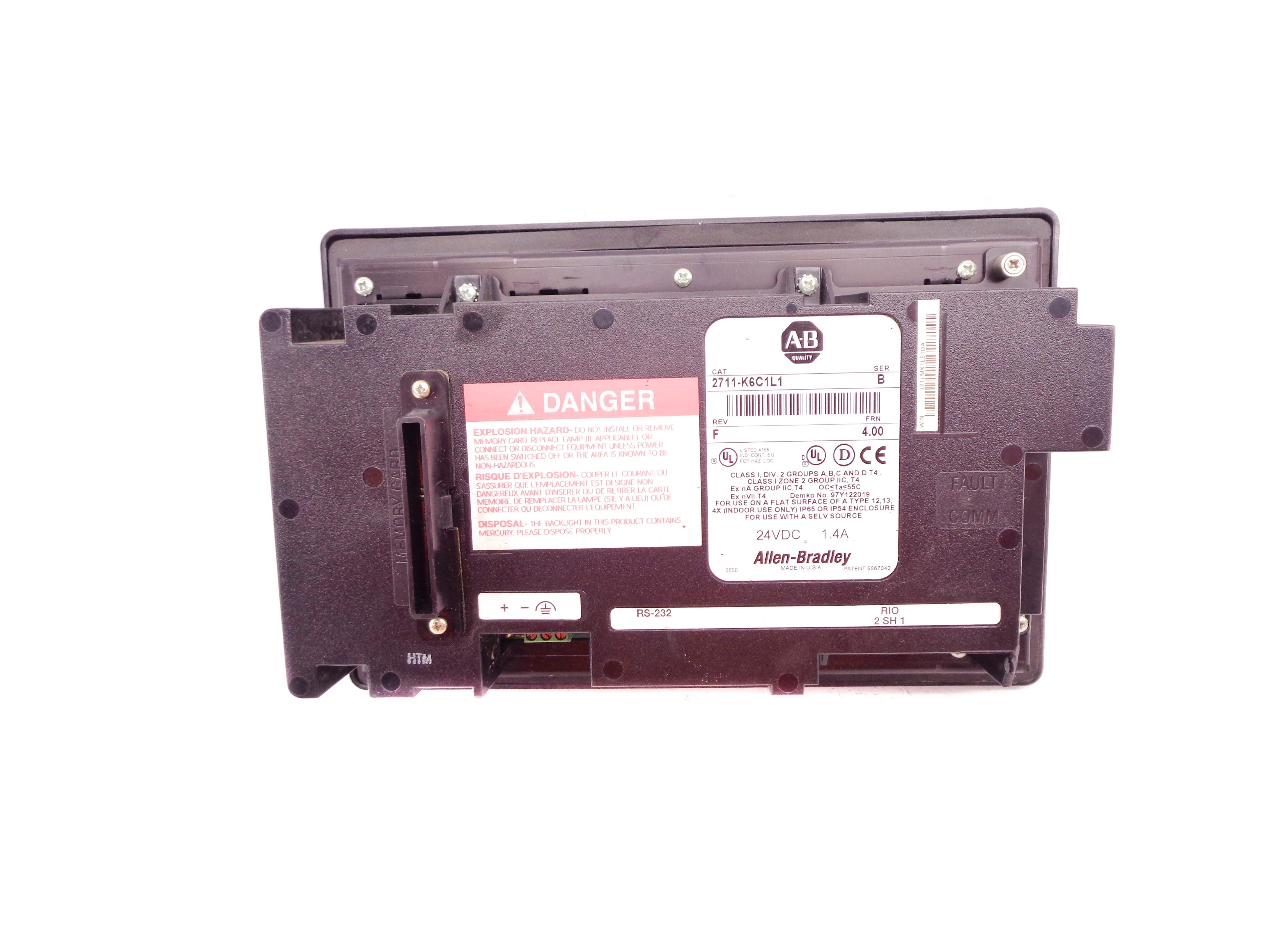 INDUSTRIAL SPARE PART 2711-K6C1L1 SER. B F/W 4.00 UNMP