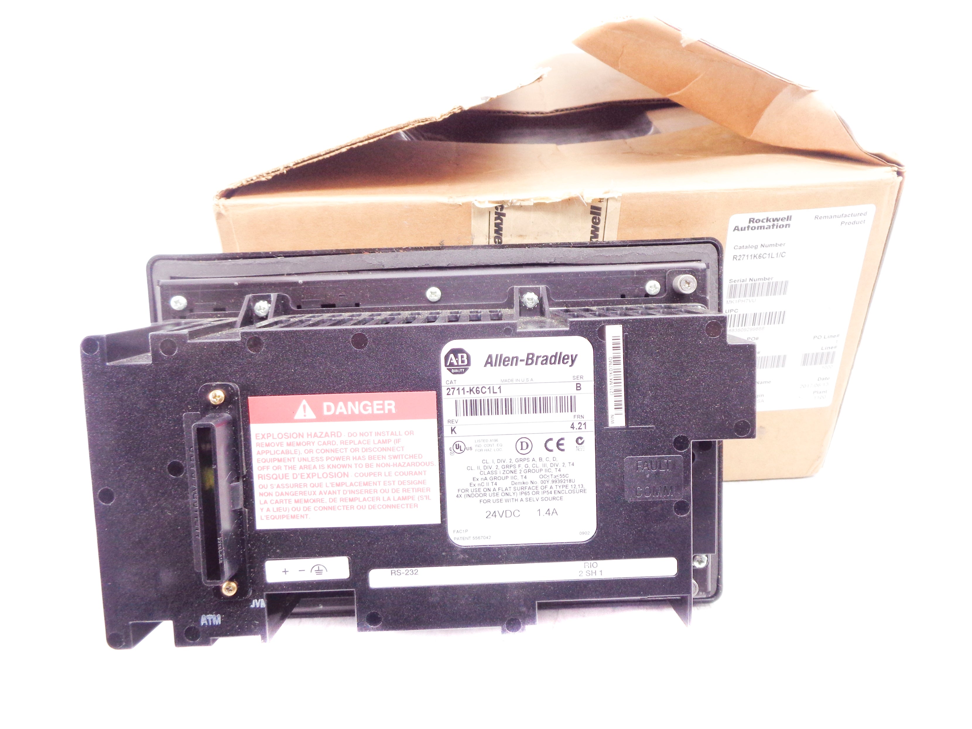 INDUSTRIAL SPARE PART 2711-K6C1L1 SER. B F/W 4.21 REMAN