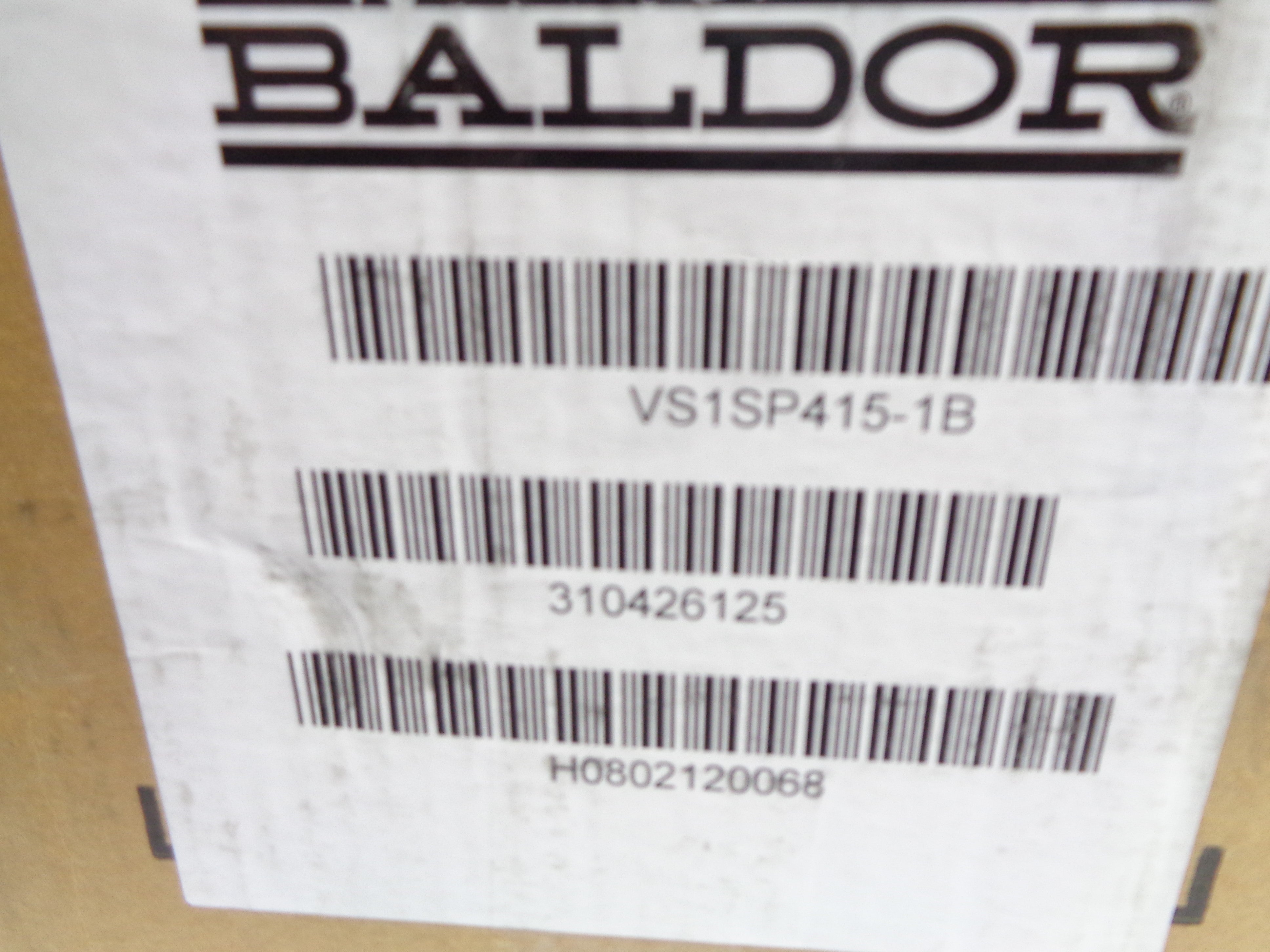 BALDOR VS1SP415-1B NSMP