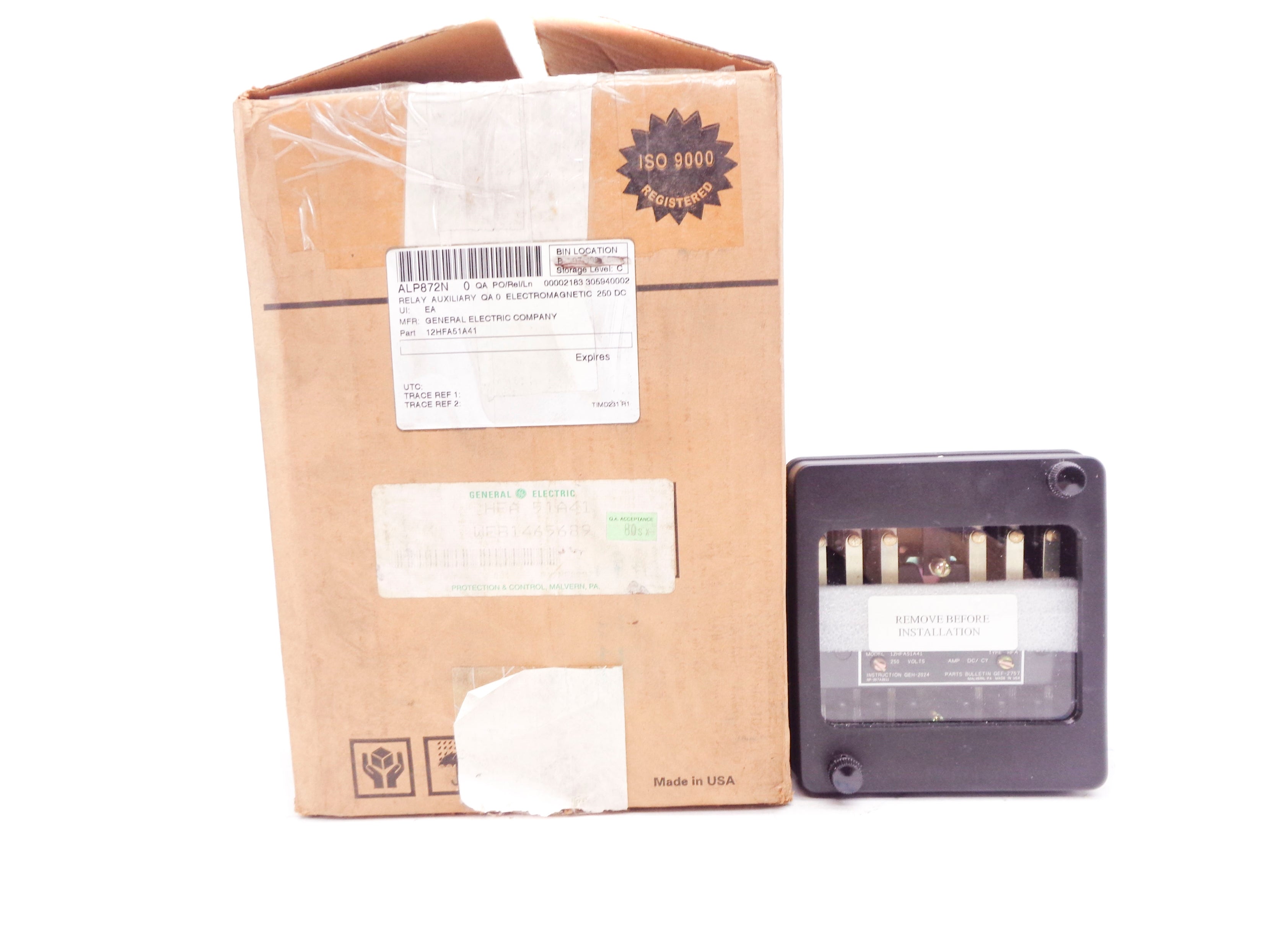 GENERAL ELECTRIC 12HFA51A41 250V NSMP