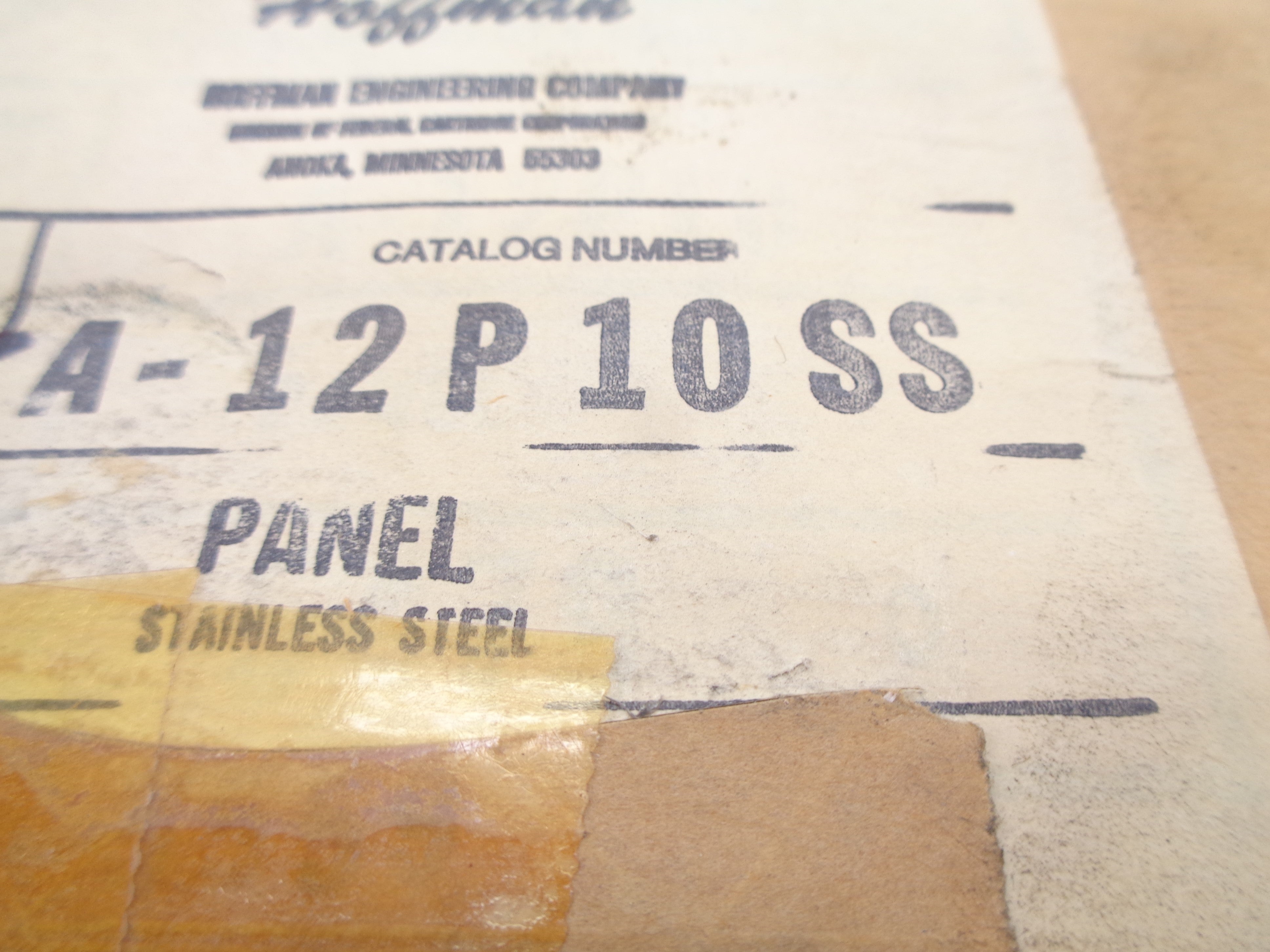 HOFFMAN A-12P10SS NSNP