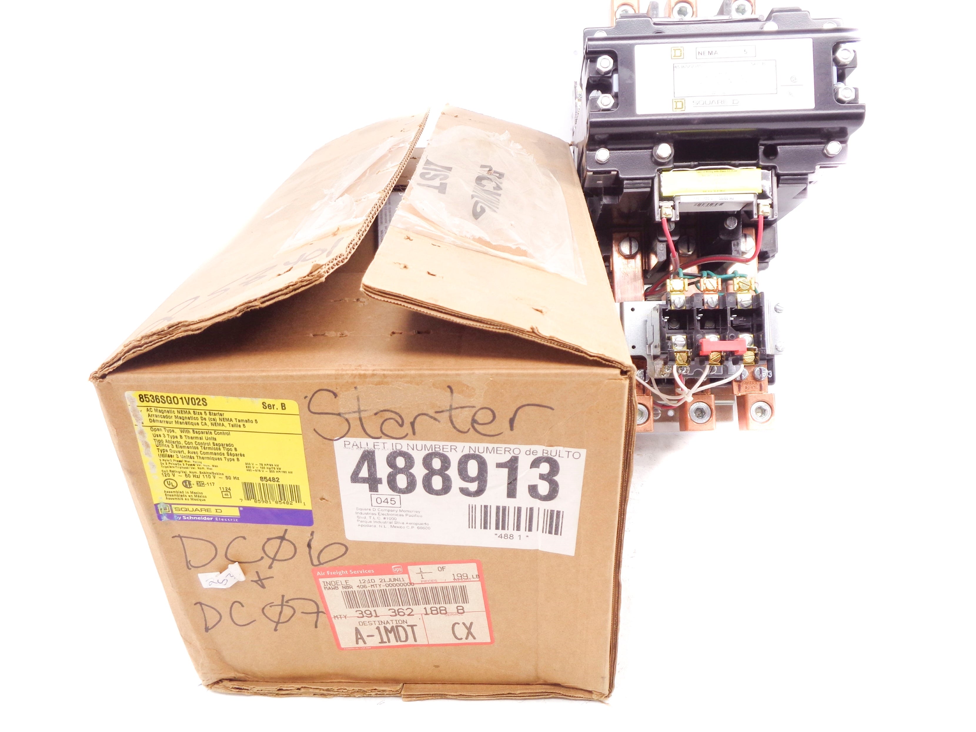 SQUARE D 8536SGO1V02S SER. B (AS PICTURED) NSMP