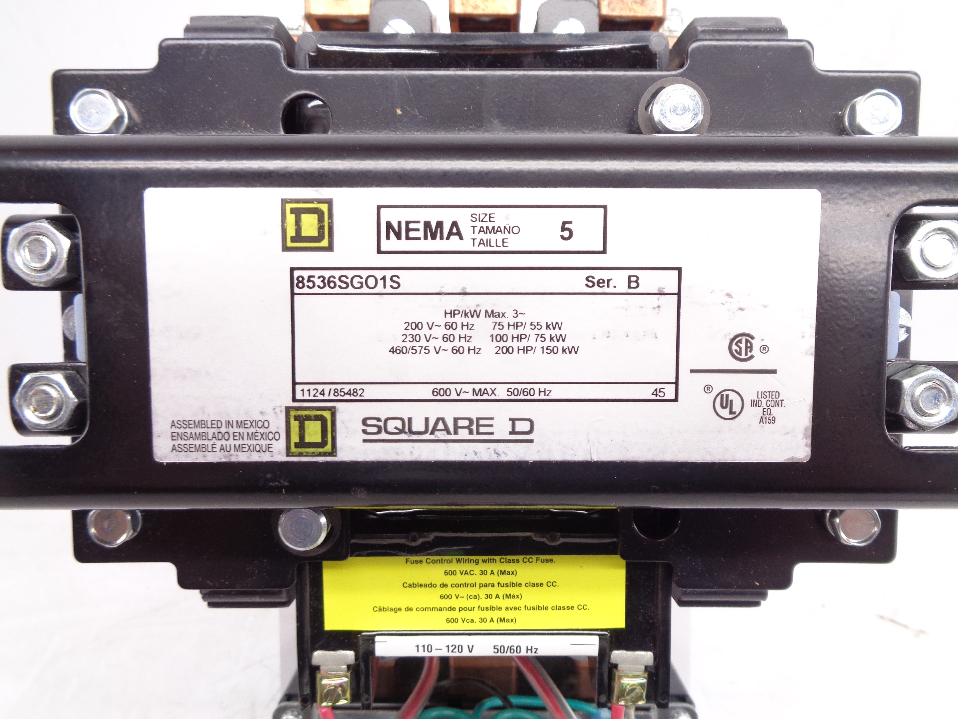SQUARE D 8536SGO1V02S SER. B (AS PICTURED) NSMP