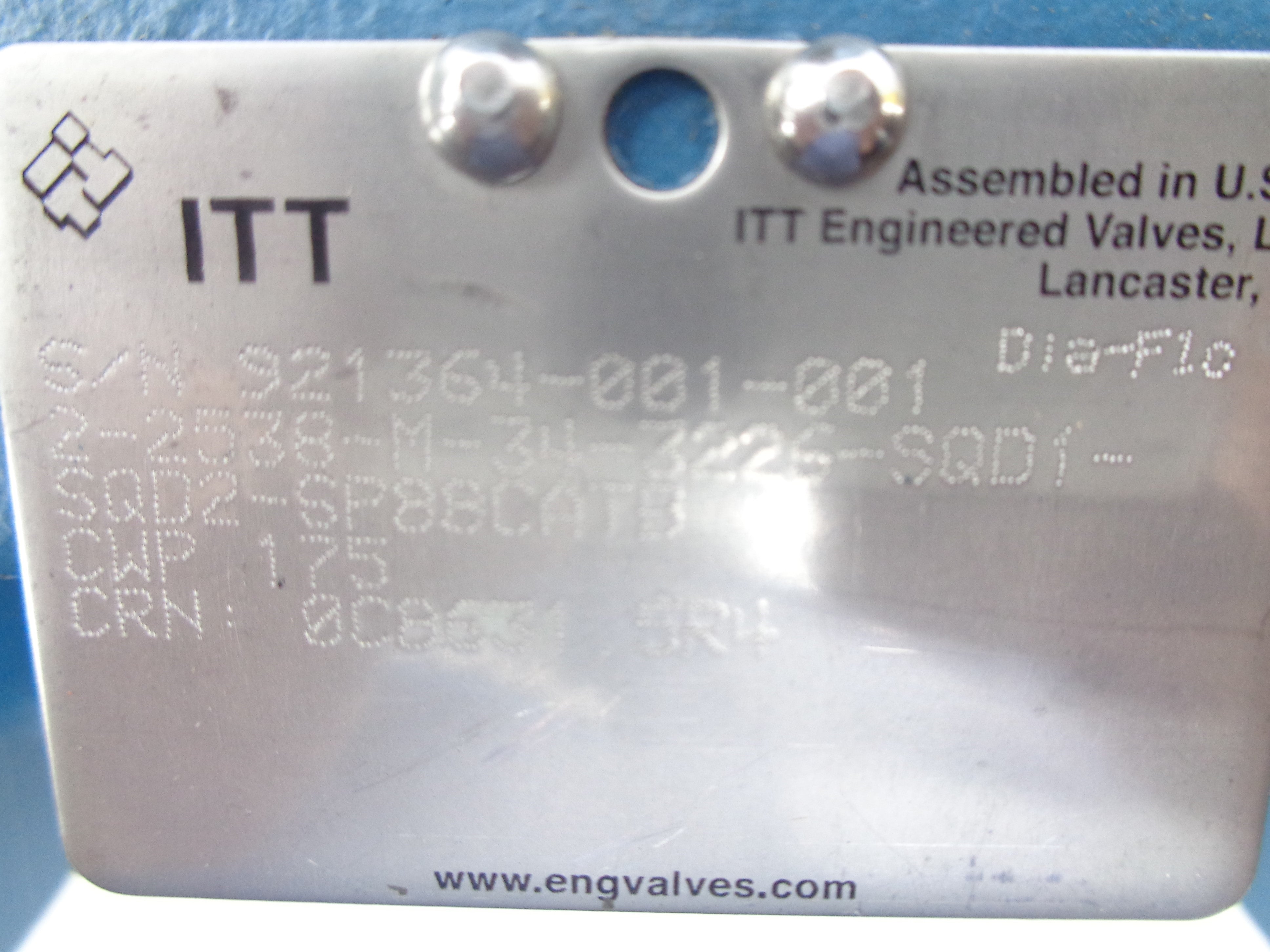 ITT 2-2538-M-34-3226-SQD1-SQD2-SP88CATB NSNP