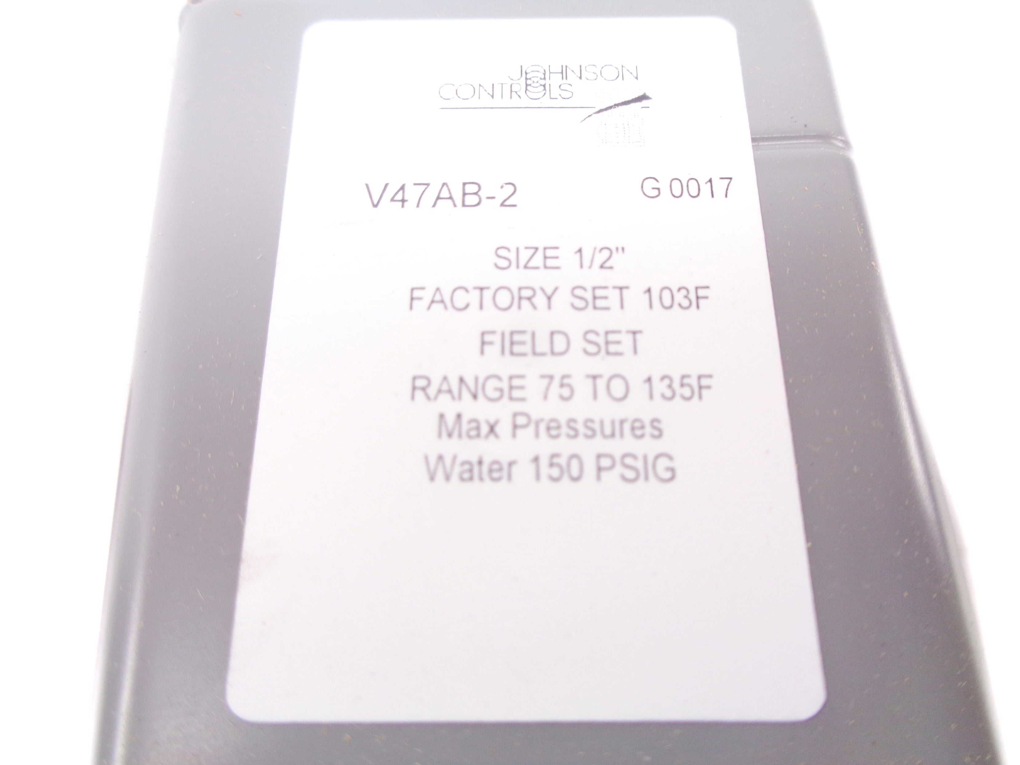 JOHNSON CONTROLS V47AB-2 150PSI NSNP