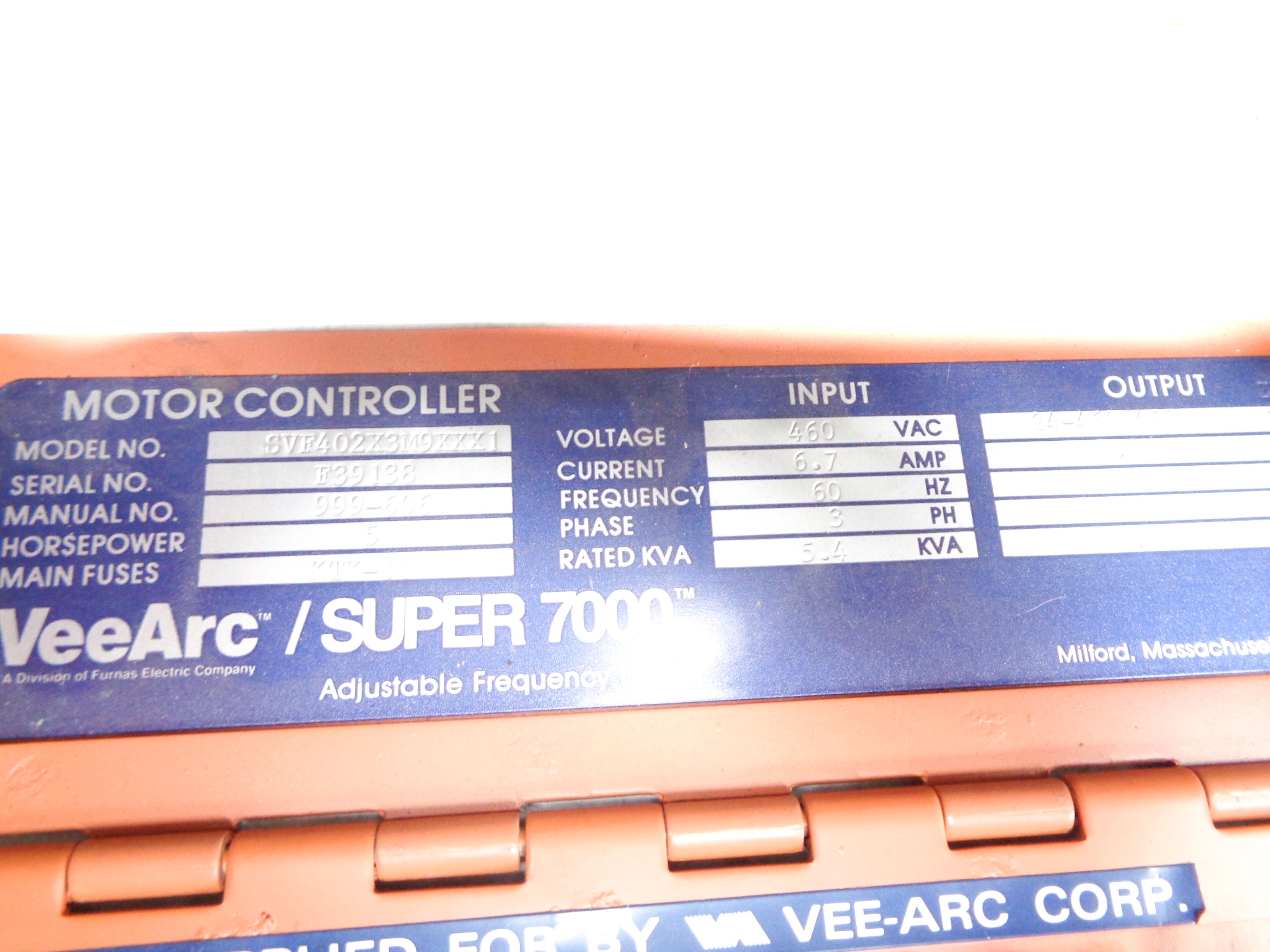 VEE-ARC SVF402X3M9XXX1 UNMP