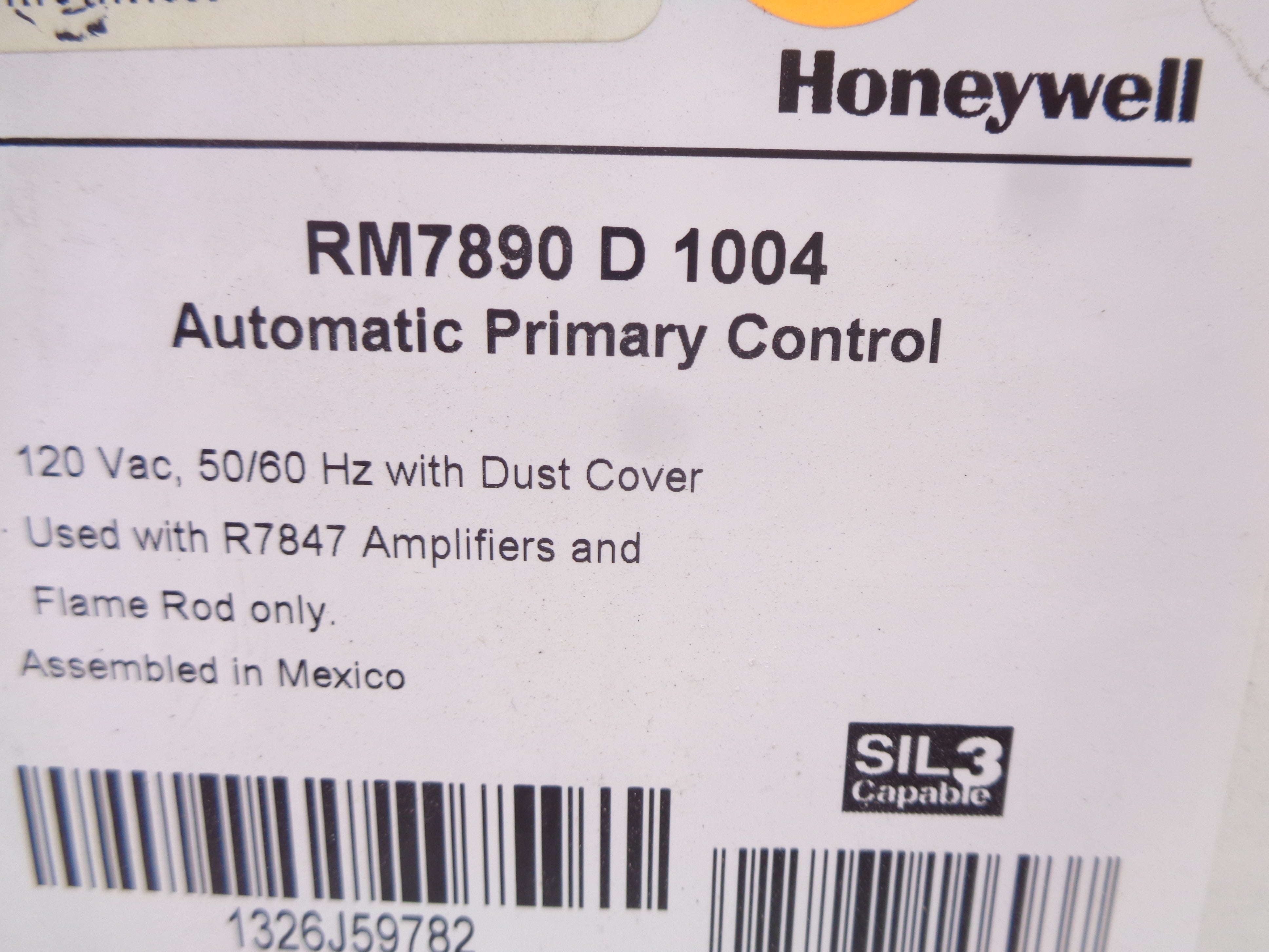 HONEYWELL RM7890D1004 NSMP