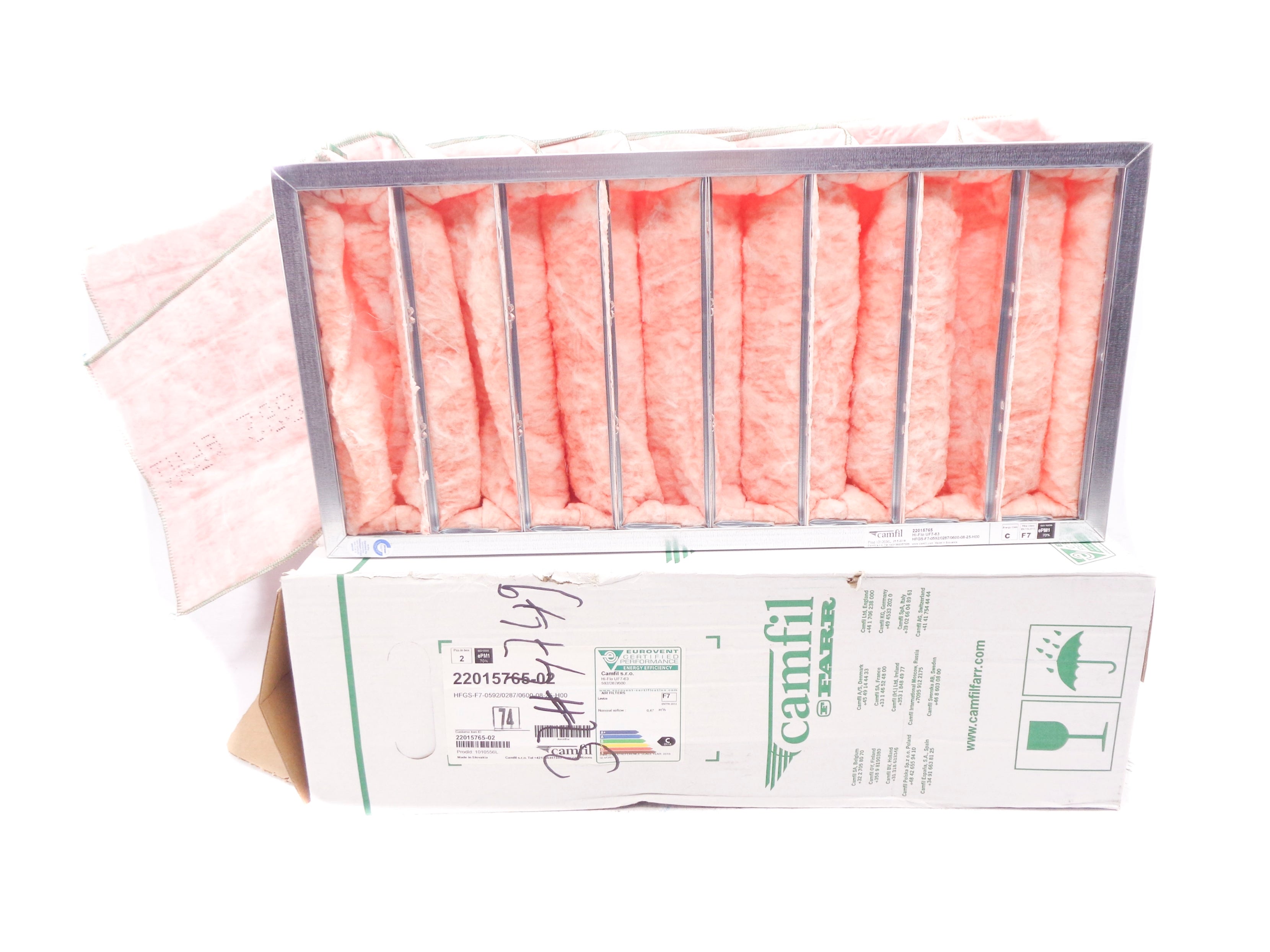 CAMFIL FARR HFGS-F7-0592/0287/0600-08-25-H00 (PKG OF 2) NSMP